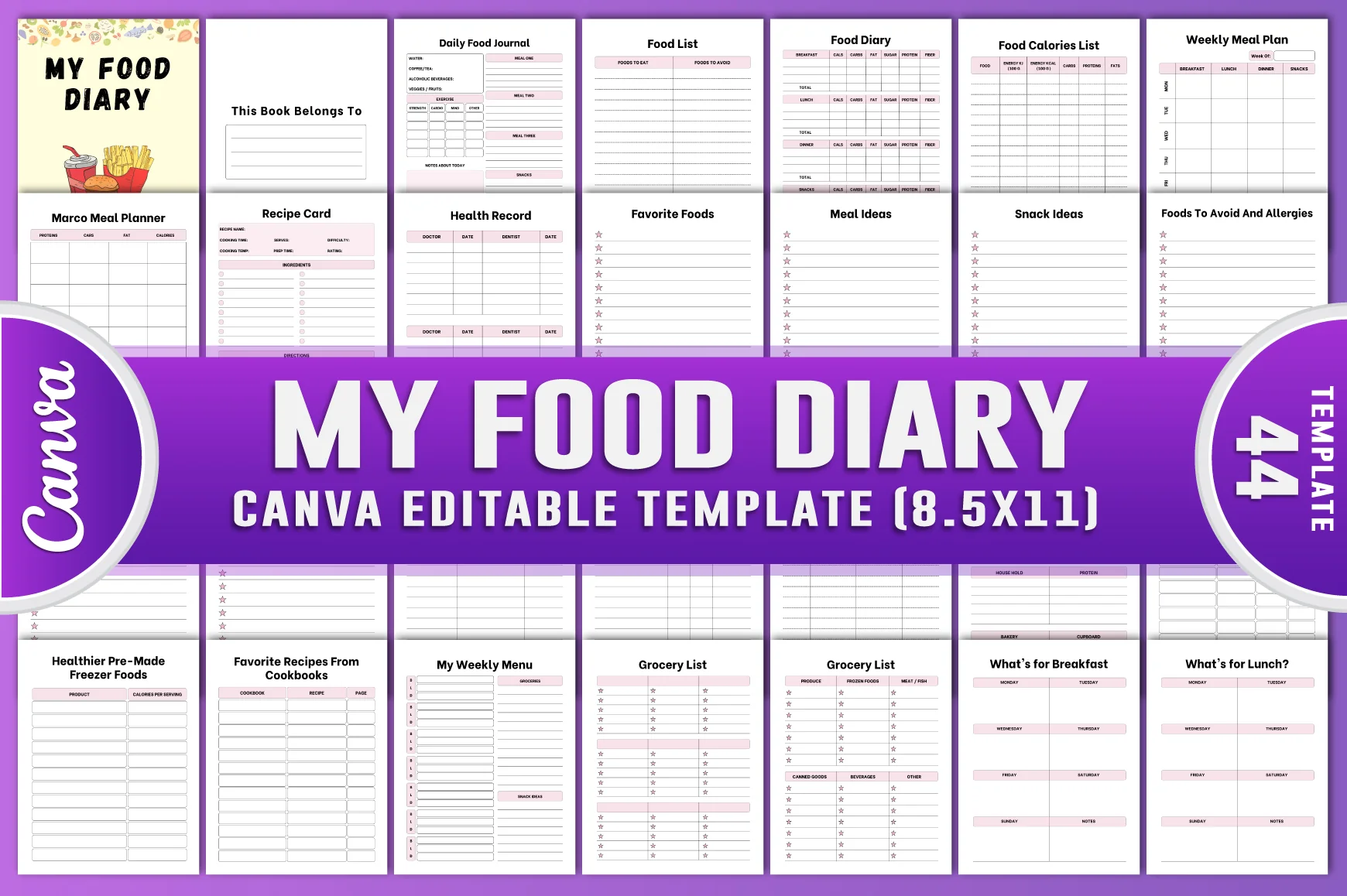 My Food Planner