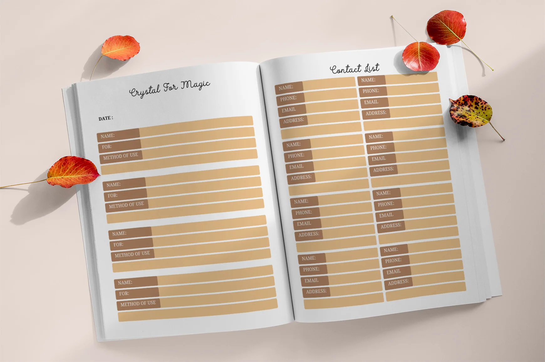 Mystic Witchy Goal Intentions Planner - Image 3