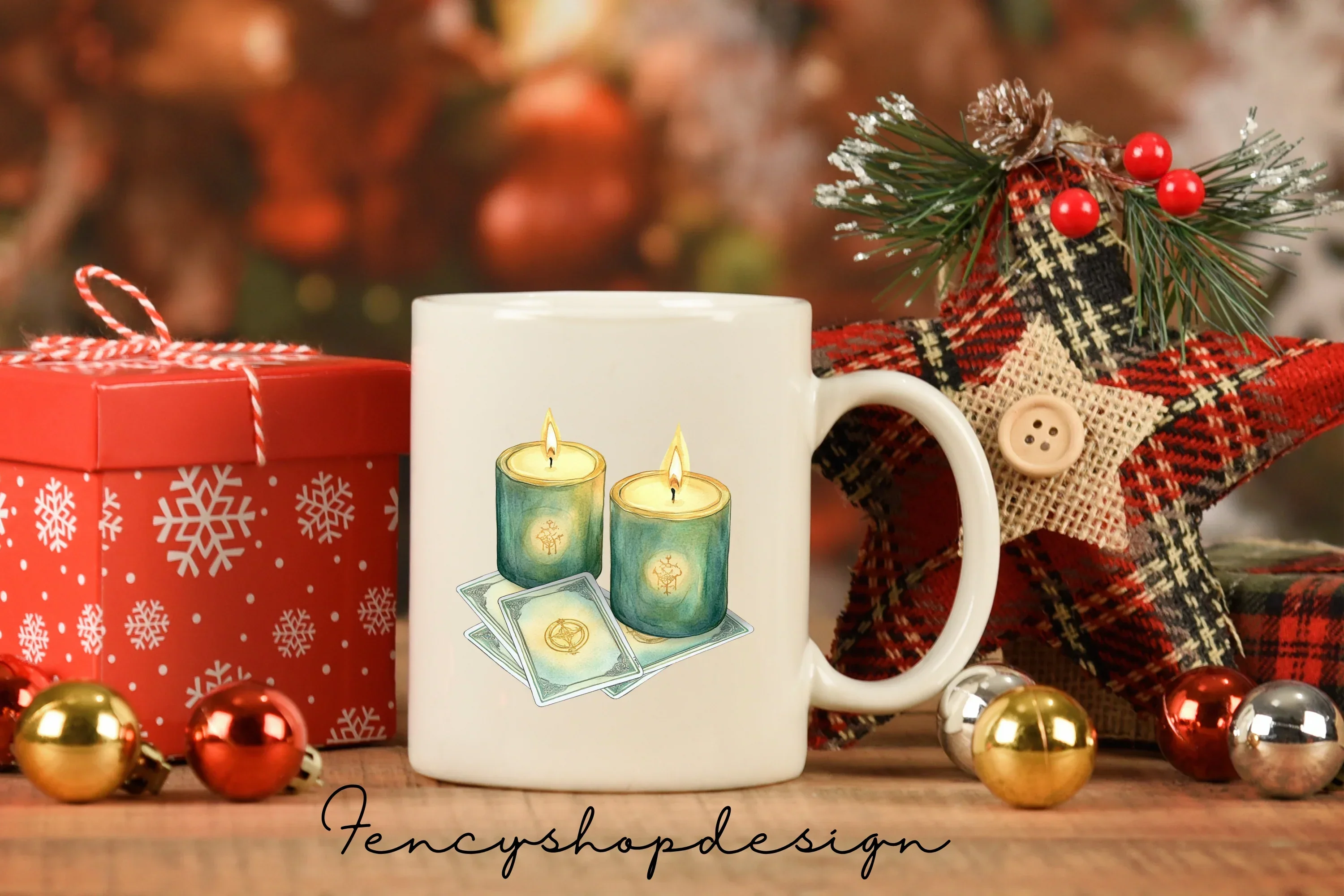 Mystical Candles Tarot Cards Clipart Bundle - Image 7