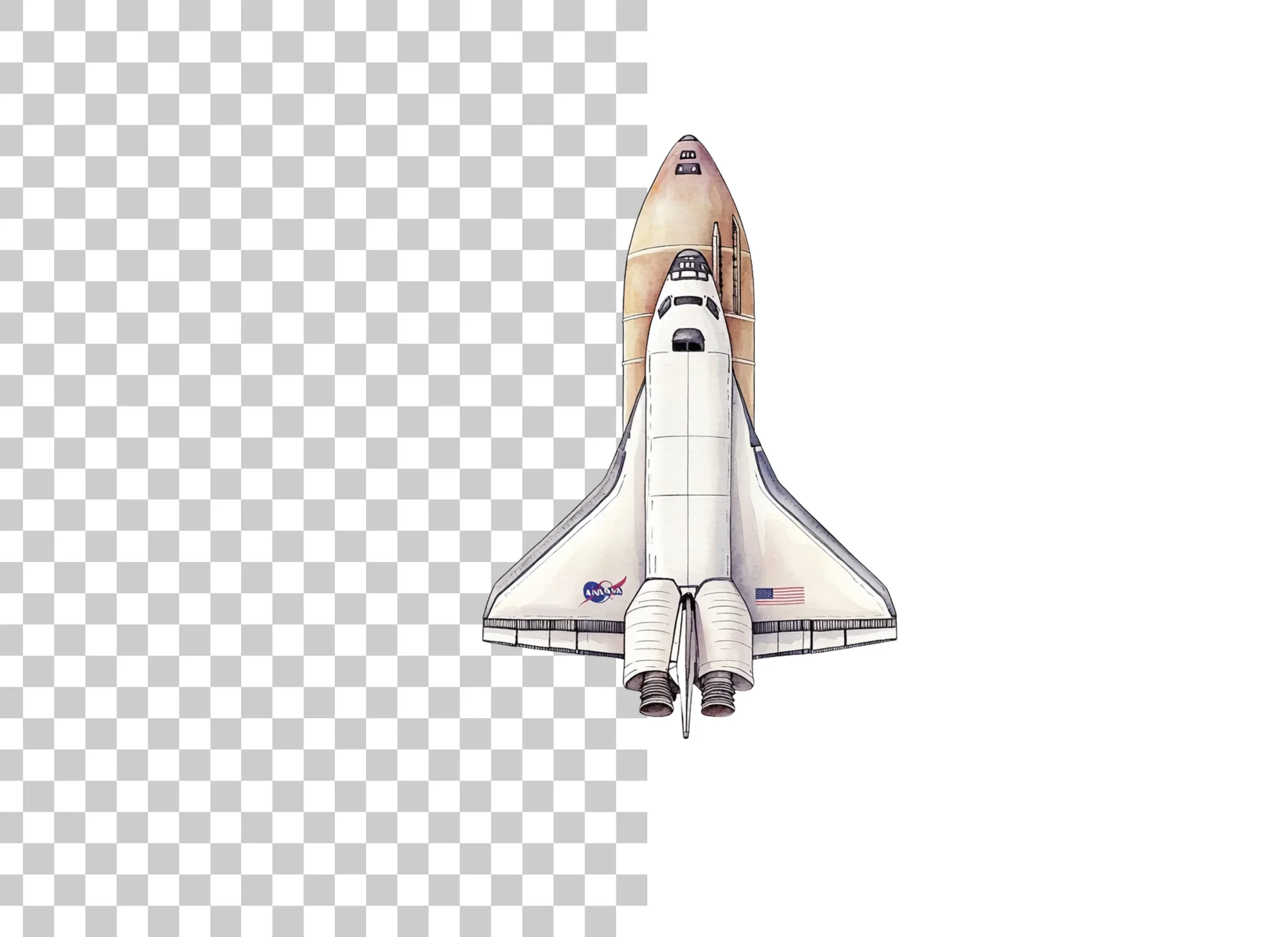 NASA Space Shuttle Clipart Bundle - Image 2