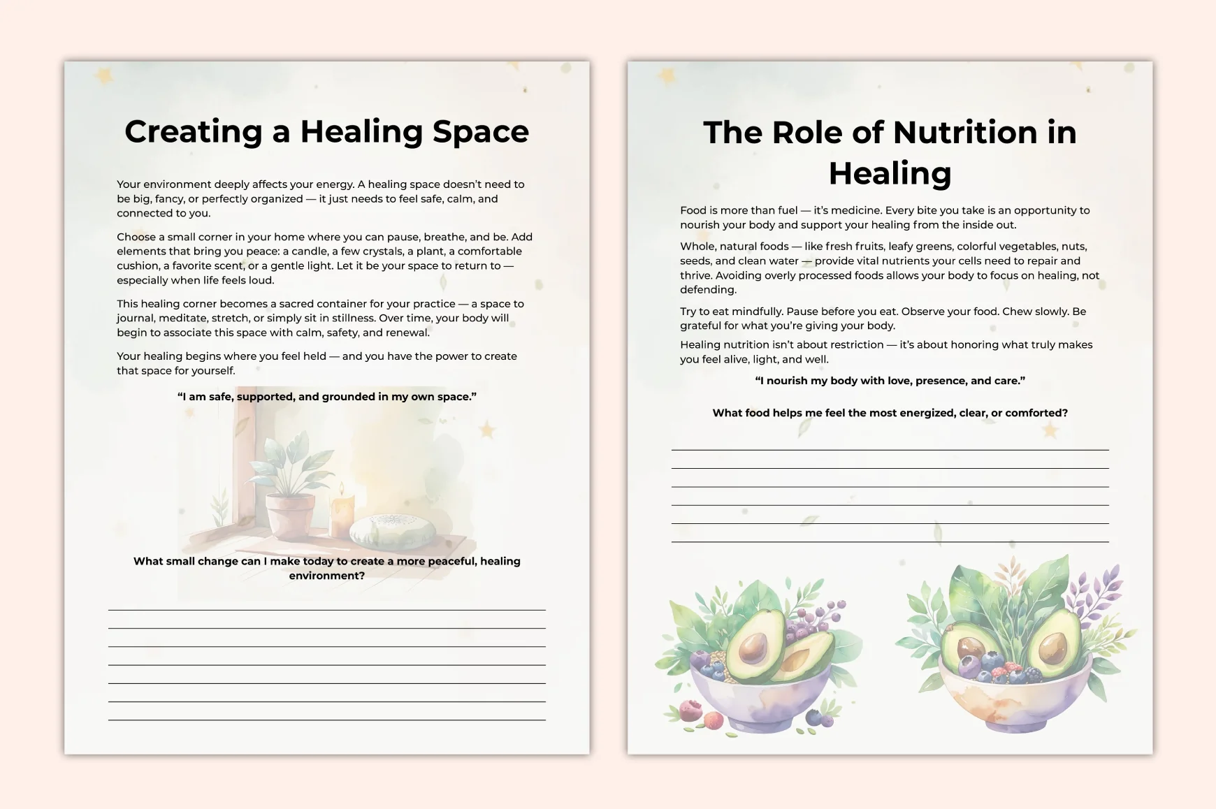 Natural Healing Self-Care Planner - Image 2