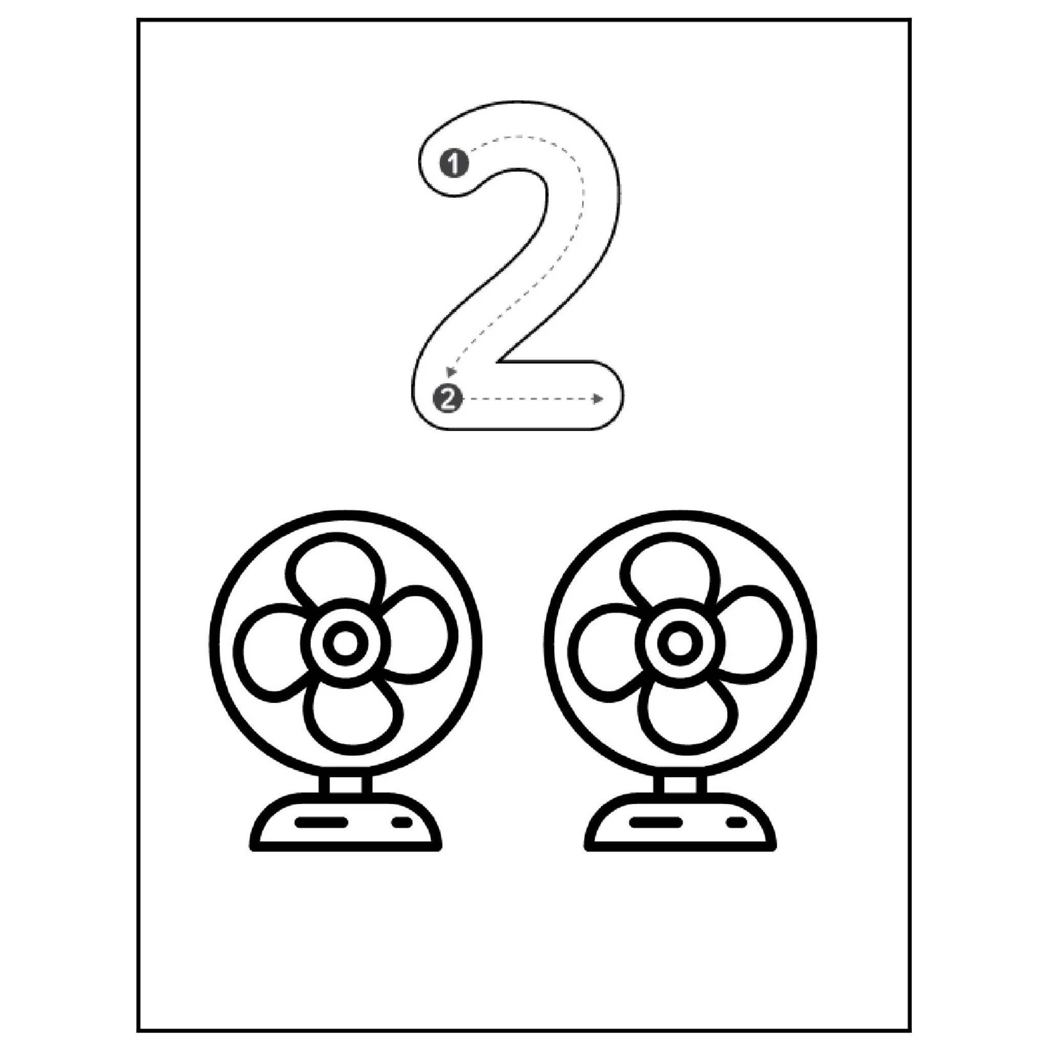 Number Tracing and Coloring Book - Image 3