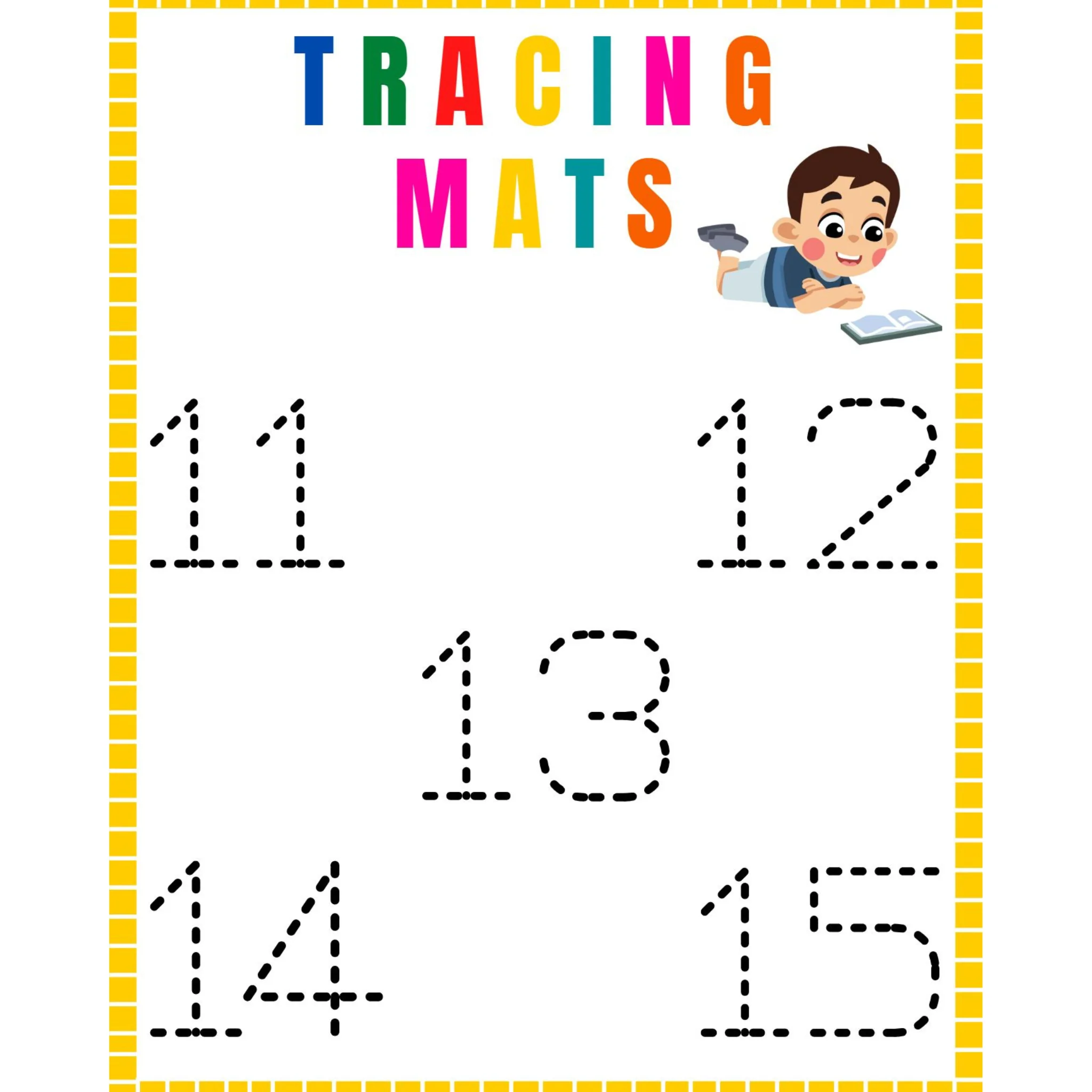 Number Tracing Mats - Image 2