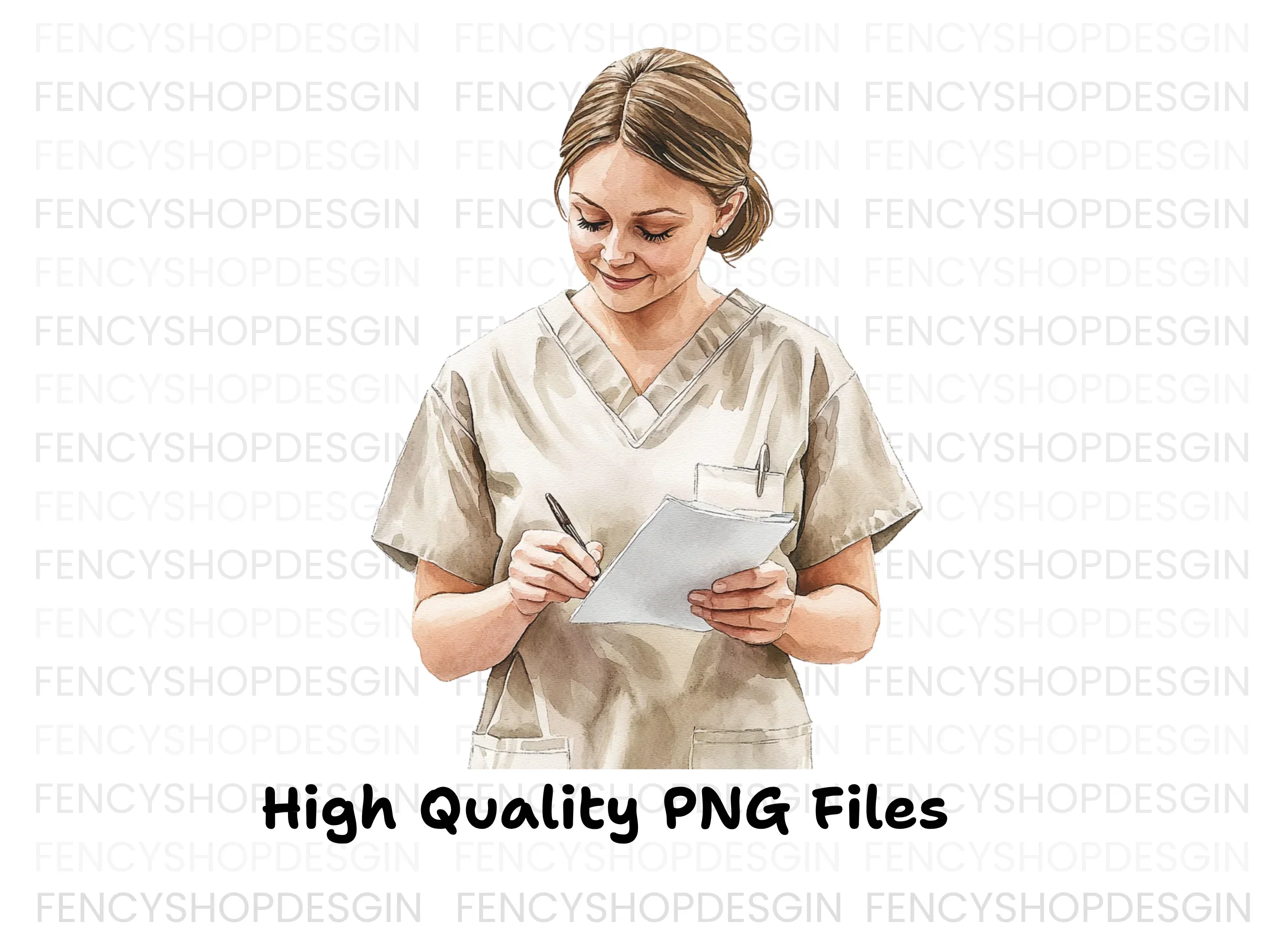 Nurses Clipart Bundle - Image 3