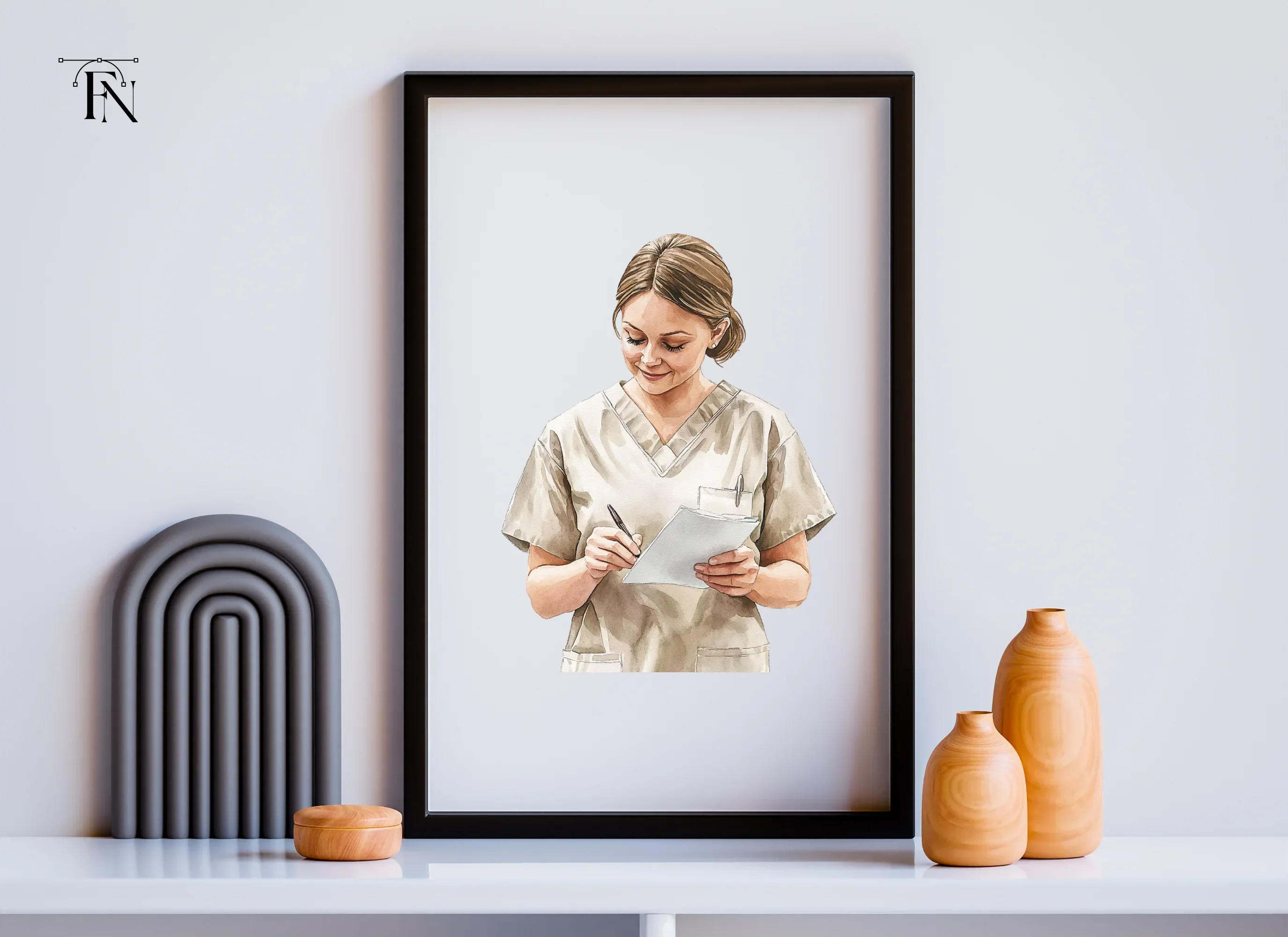 Nurses Clipart Bundle - Image 6