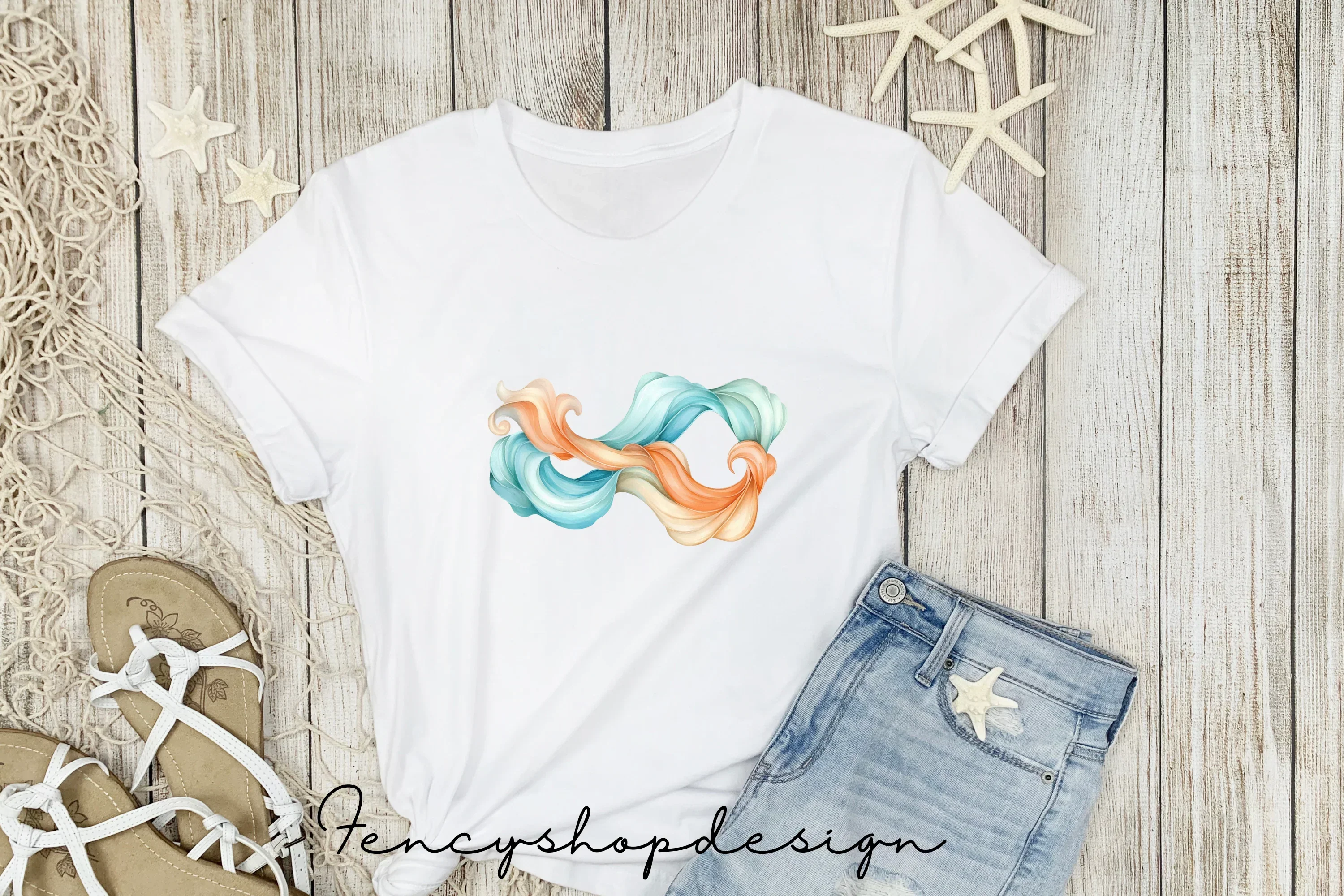 Ocean Elements Clipart Bundle - Image 5