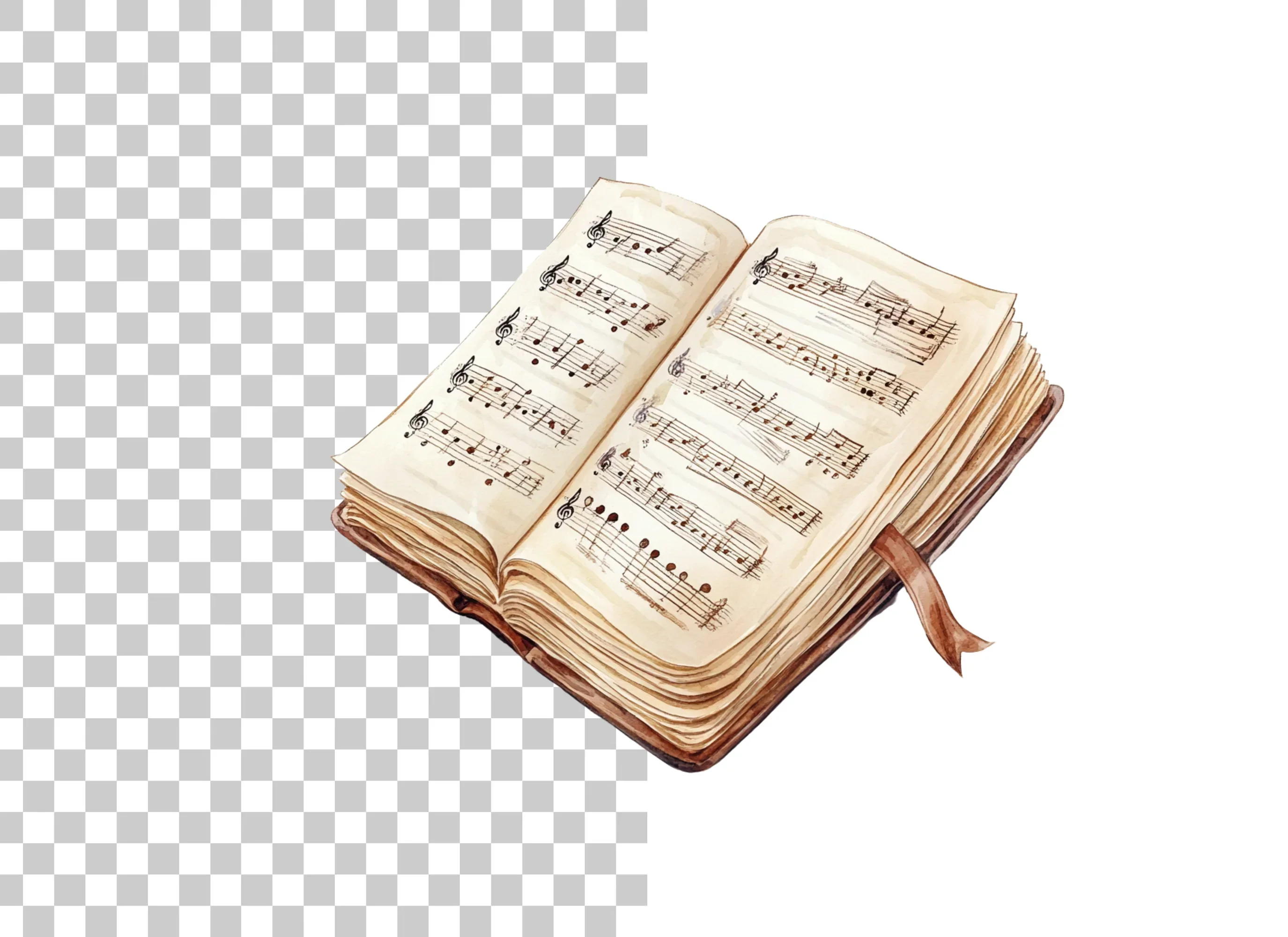 Old Music Score Clipart Bundle - Image 2
