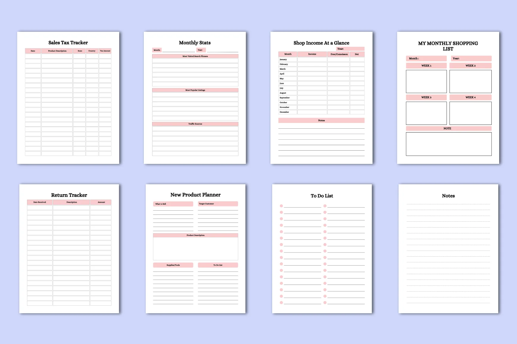 Online Shop Planner - Image 3