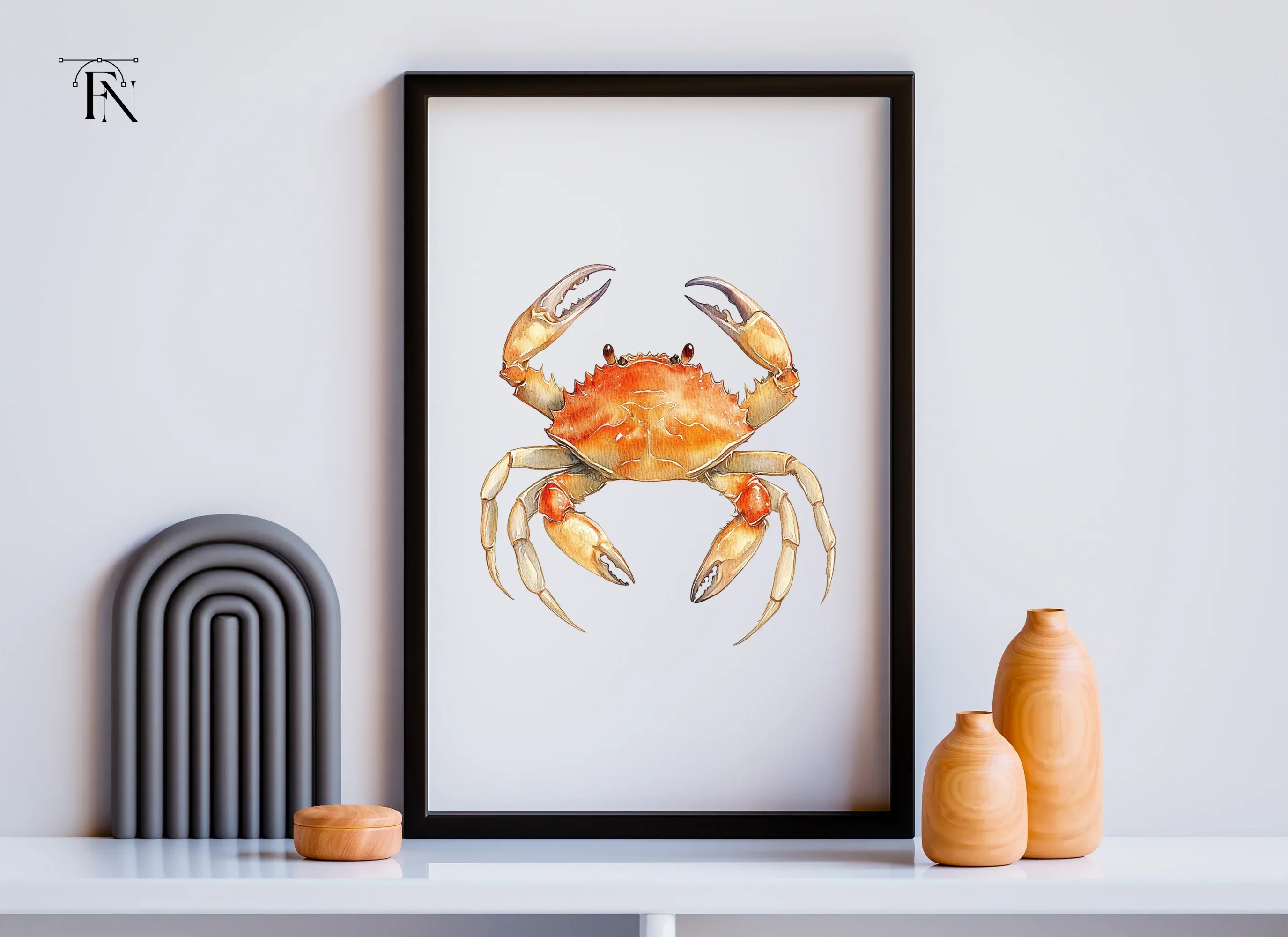 Orange Crab Clipart Bundle - Image 6