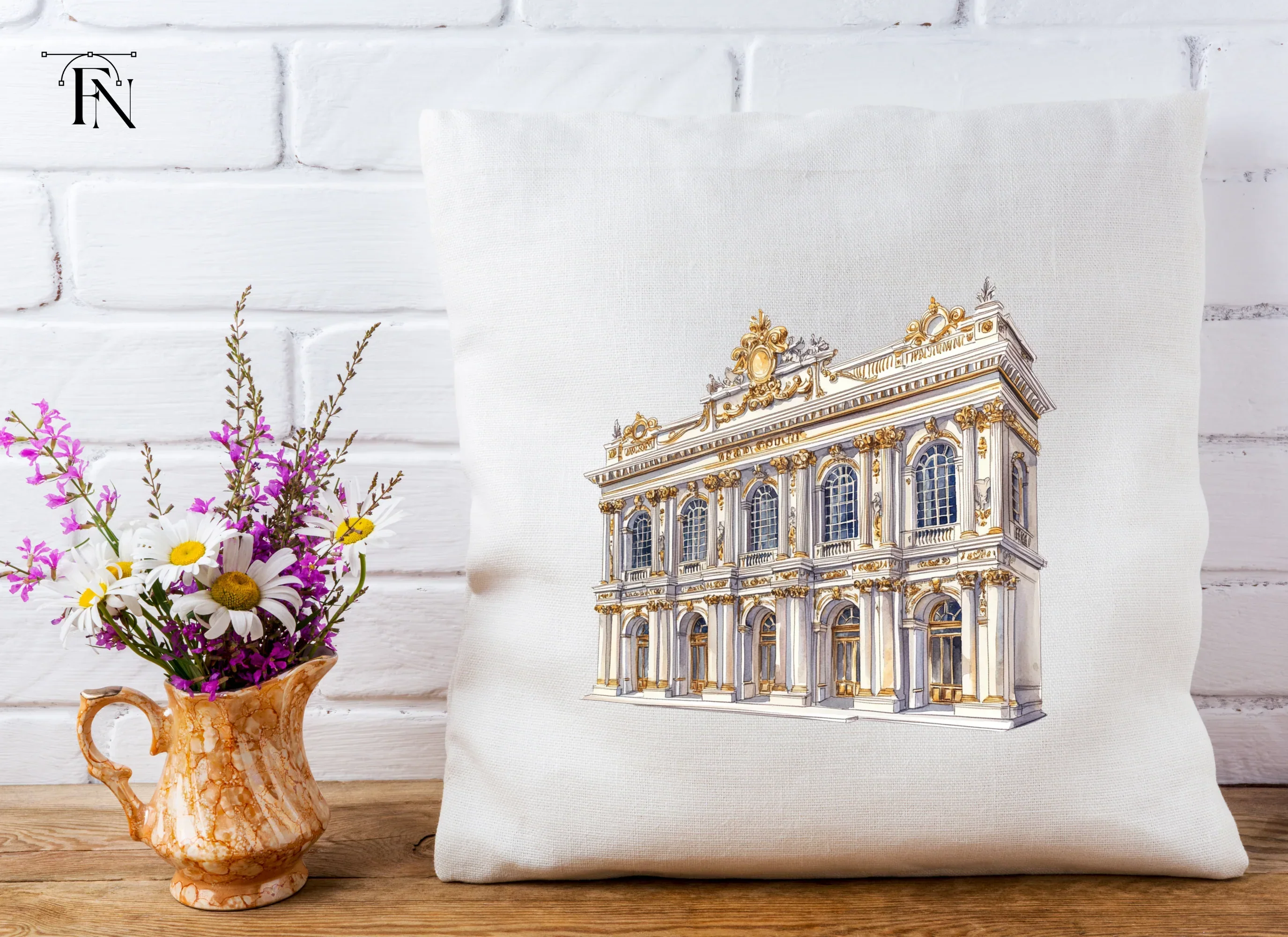 Ornate Baroque Palace Building Clipart Bundle - Image 4
