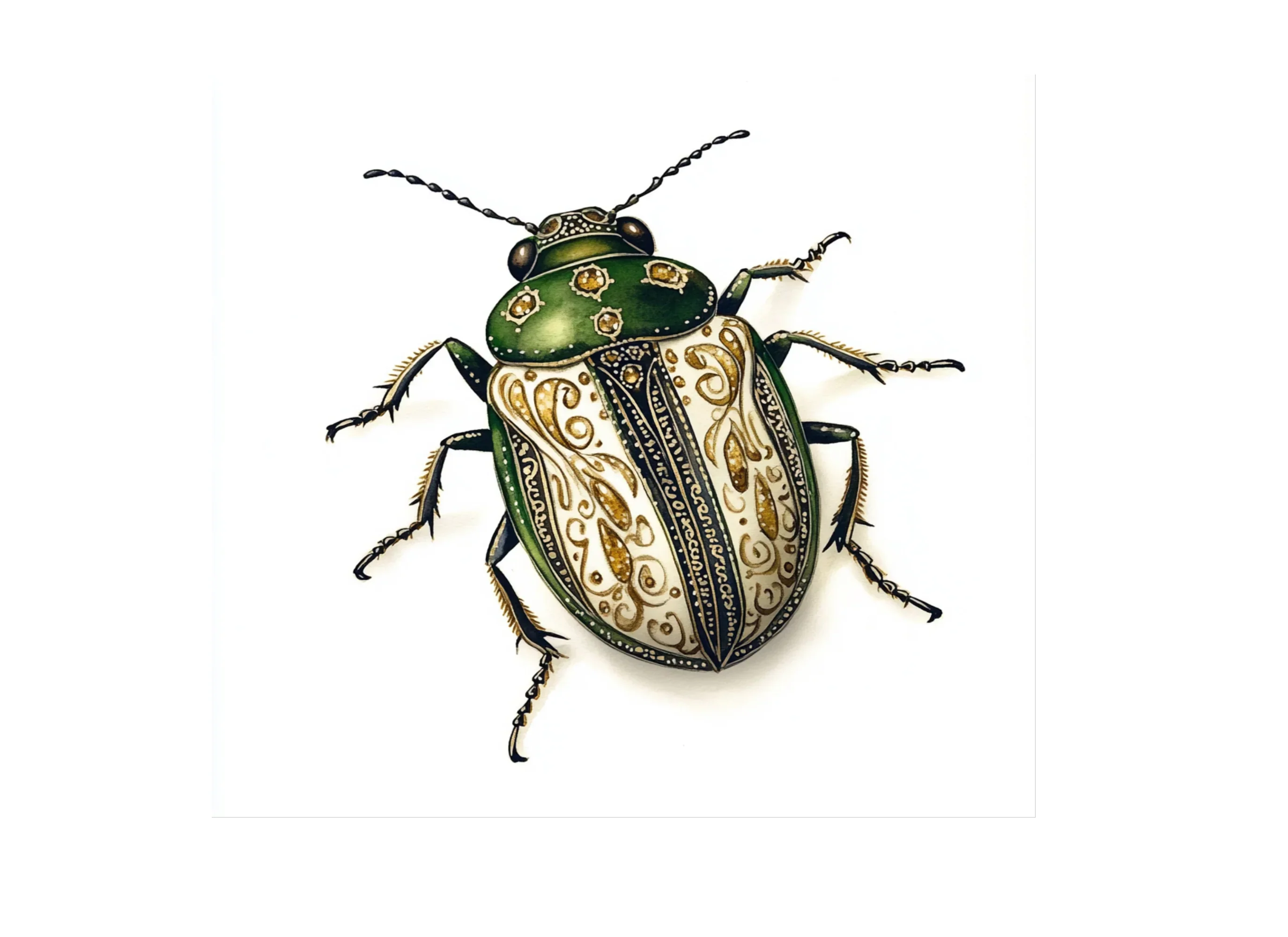 Ornate Patterned Beetle Clipart Bundle - Image 2