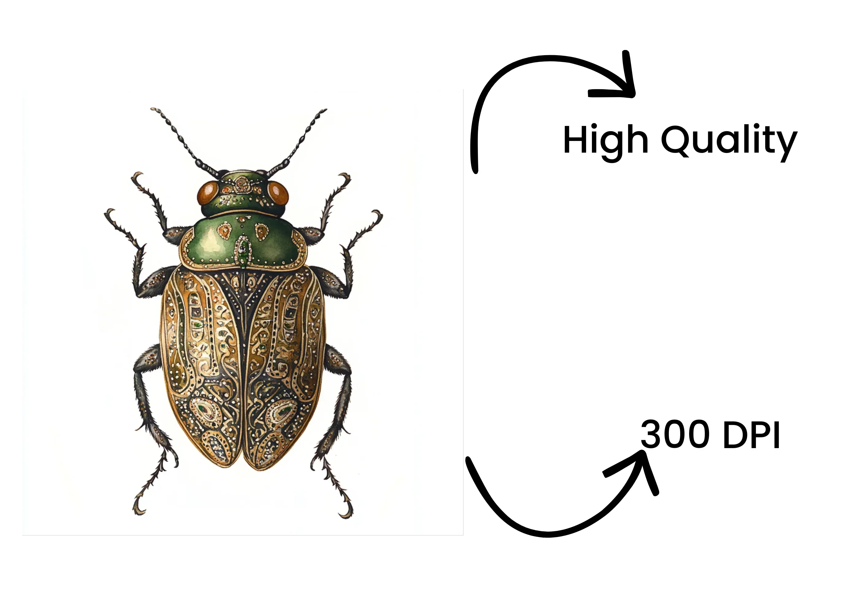 Ornate Patterned Beetle Clipart Bundle - Image 4