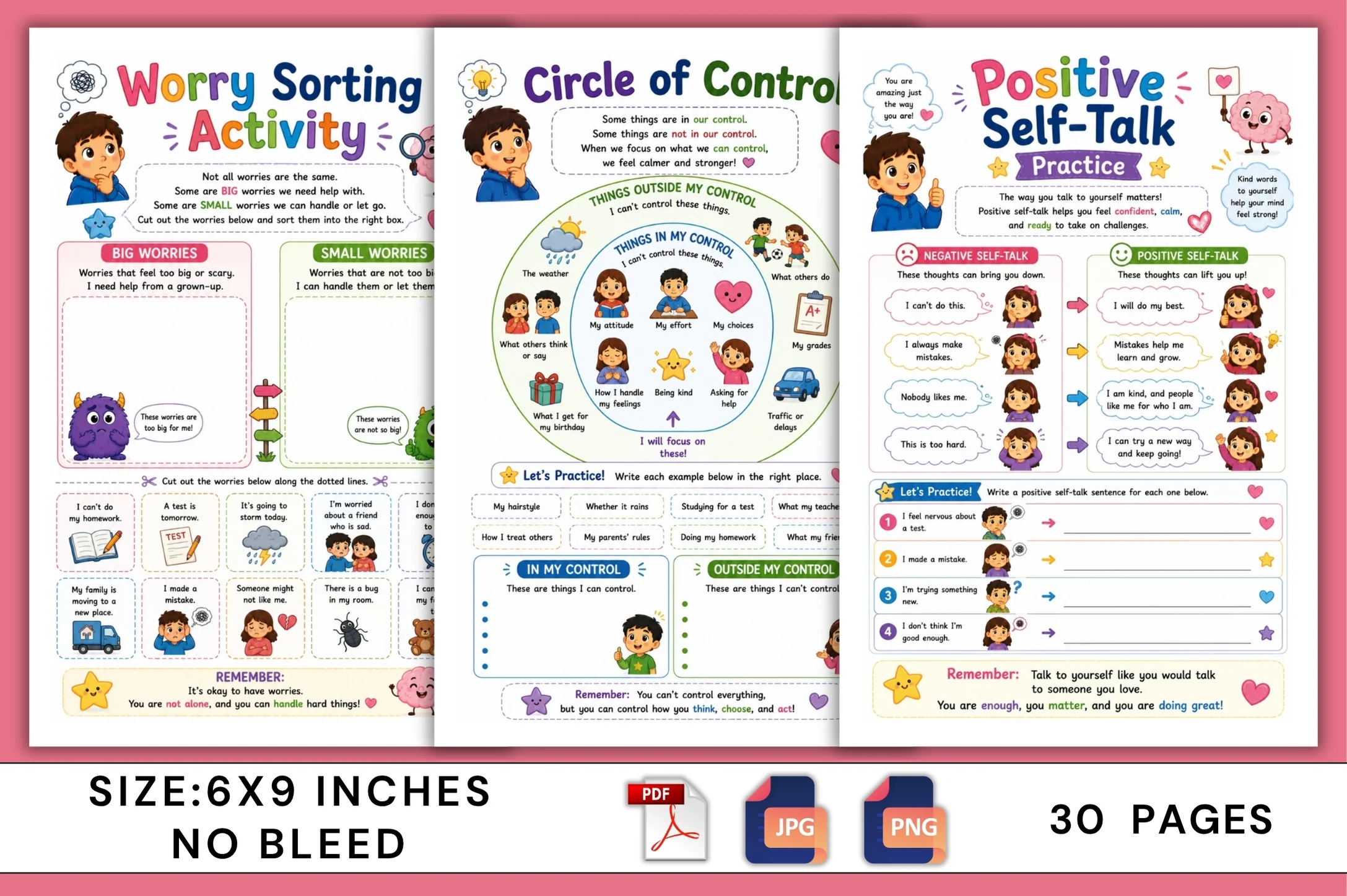 Overthinking Recovery For Kids Workbook - Image 4