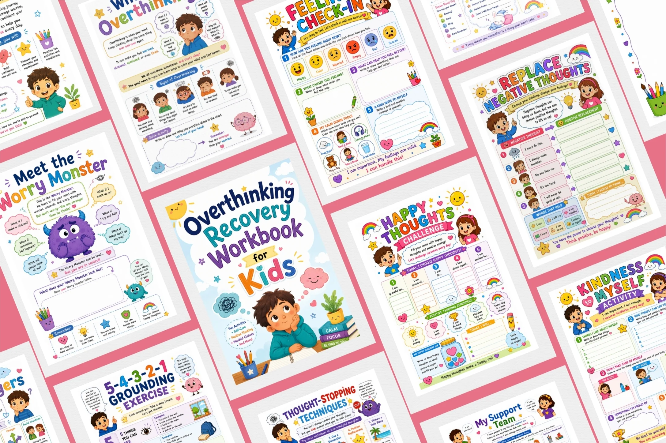 Overthinking Recovery For Kids Workbook - Image 6