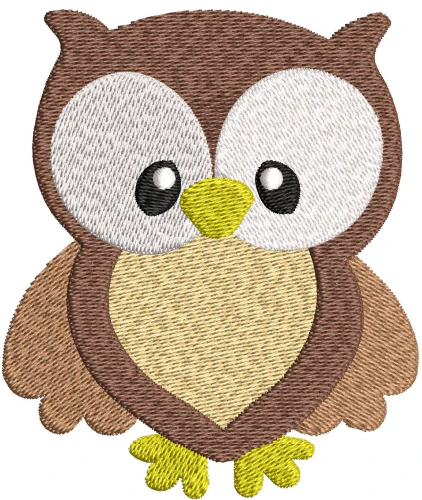 Owl Embroidery Design