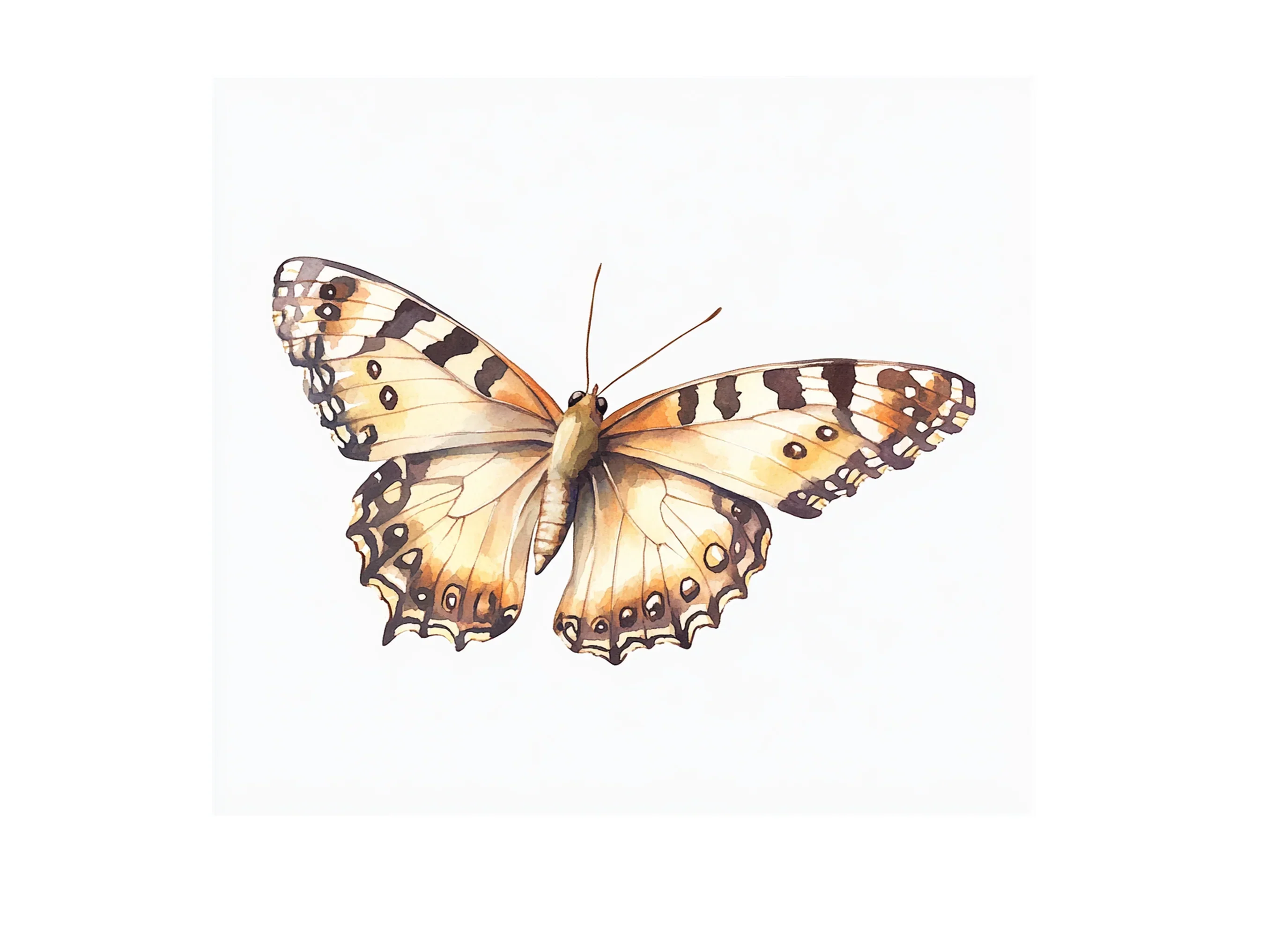 Painted Lady Butterfly Clipart Bundle - Image 2