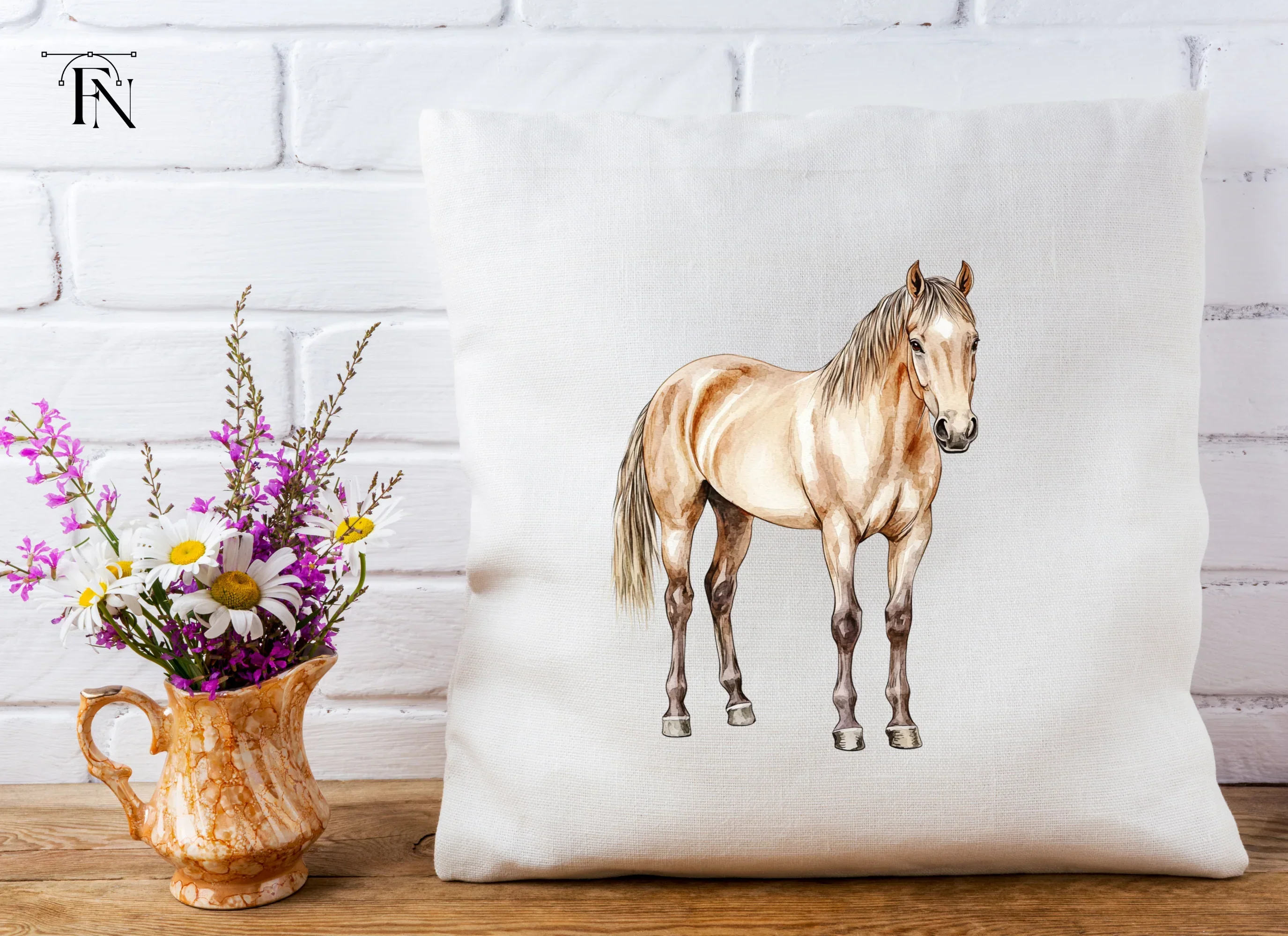 Palomino Horse Clipart Bundle - Image 4