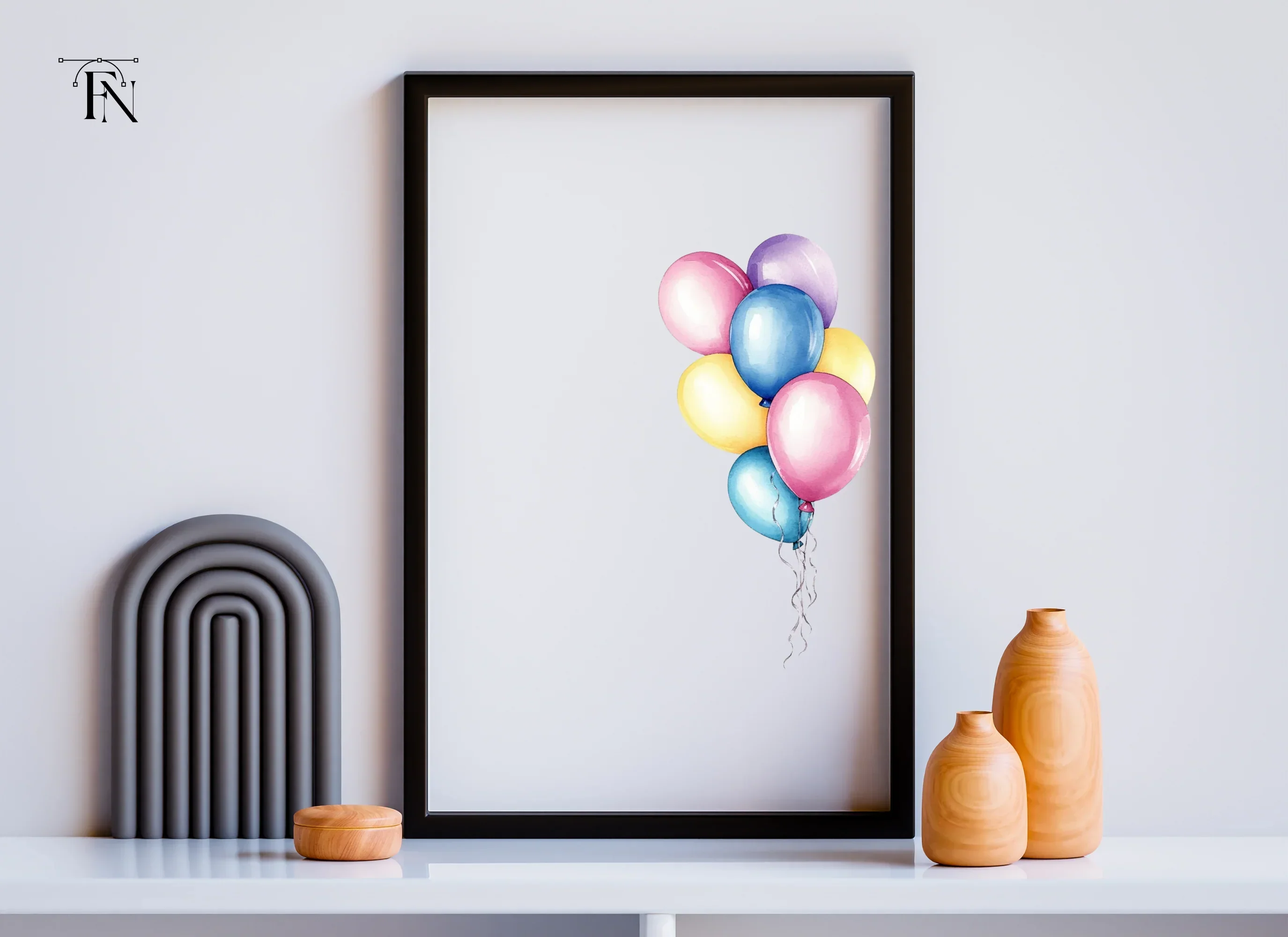 Party Balloons Clipart Bundle - Image 6