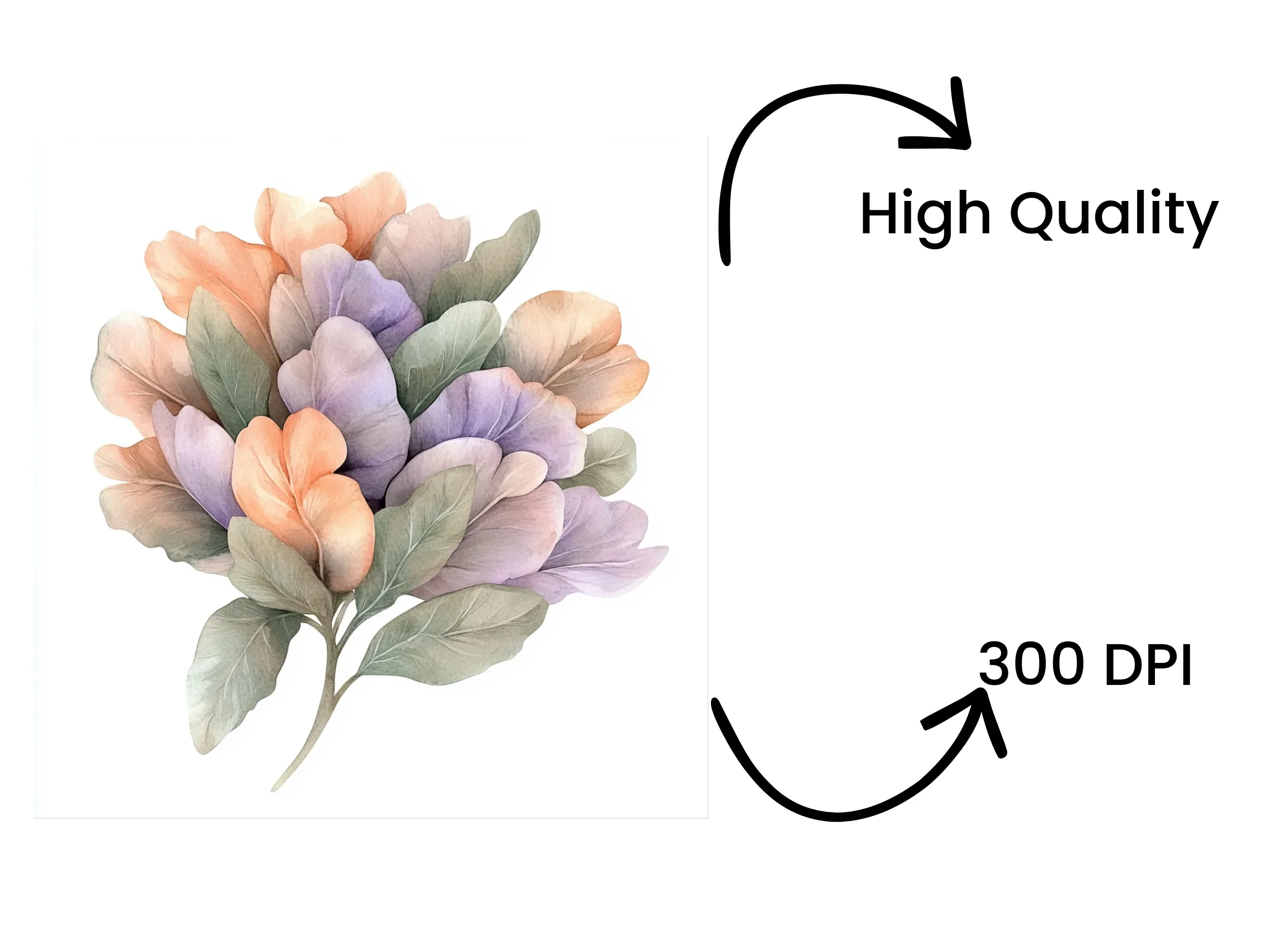 Pastel Botanical Leaf Clipart Bundle - Image 4