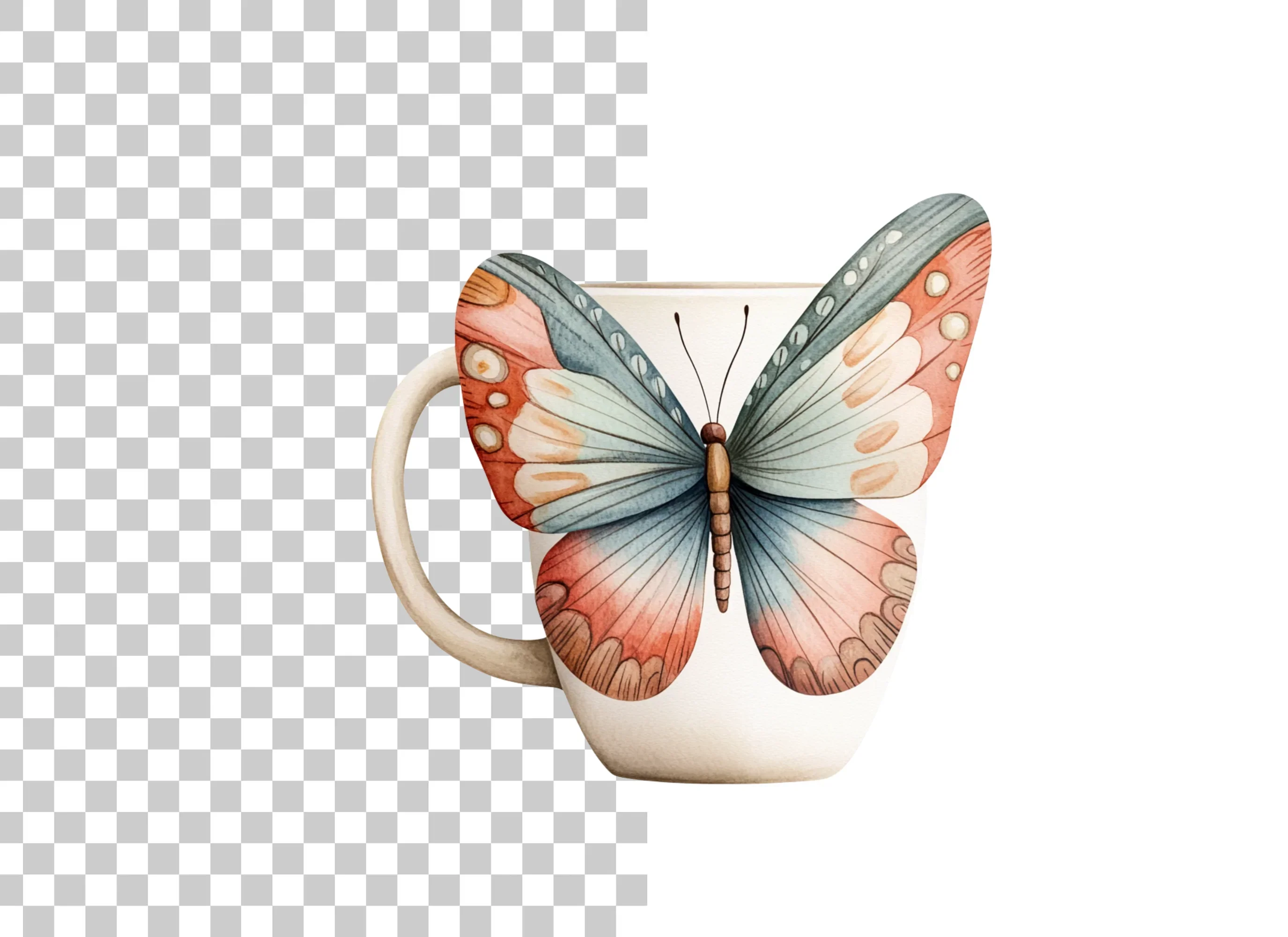 Pastel Butterfly Clipart Bundle - Image 2