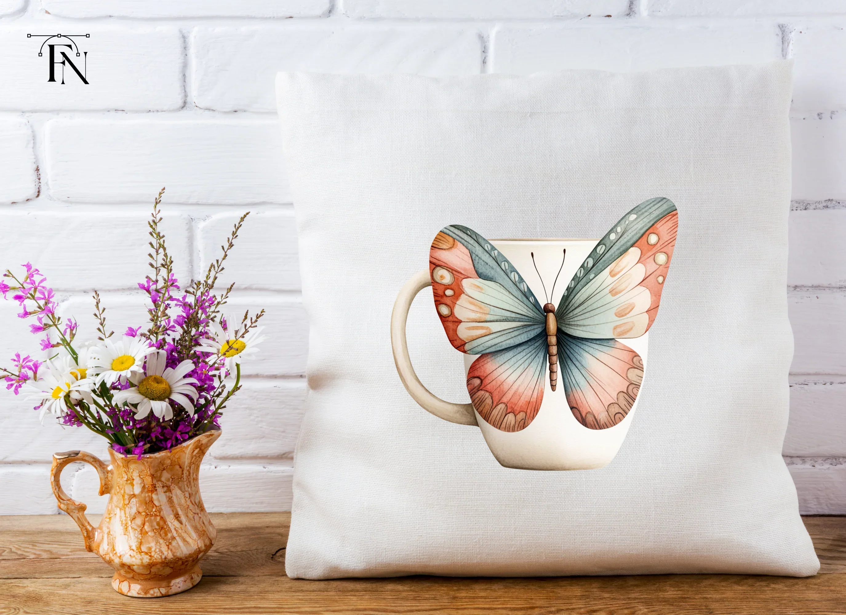 Pastel Butterfly Clipart Bundle - Image 5