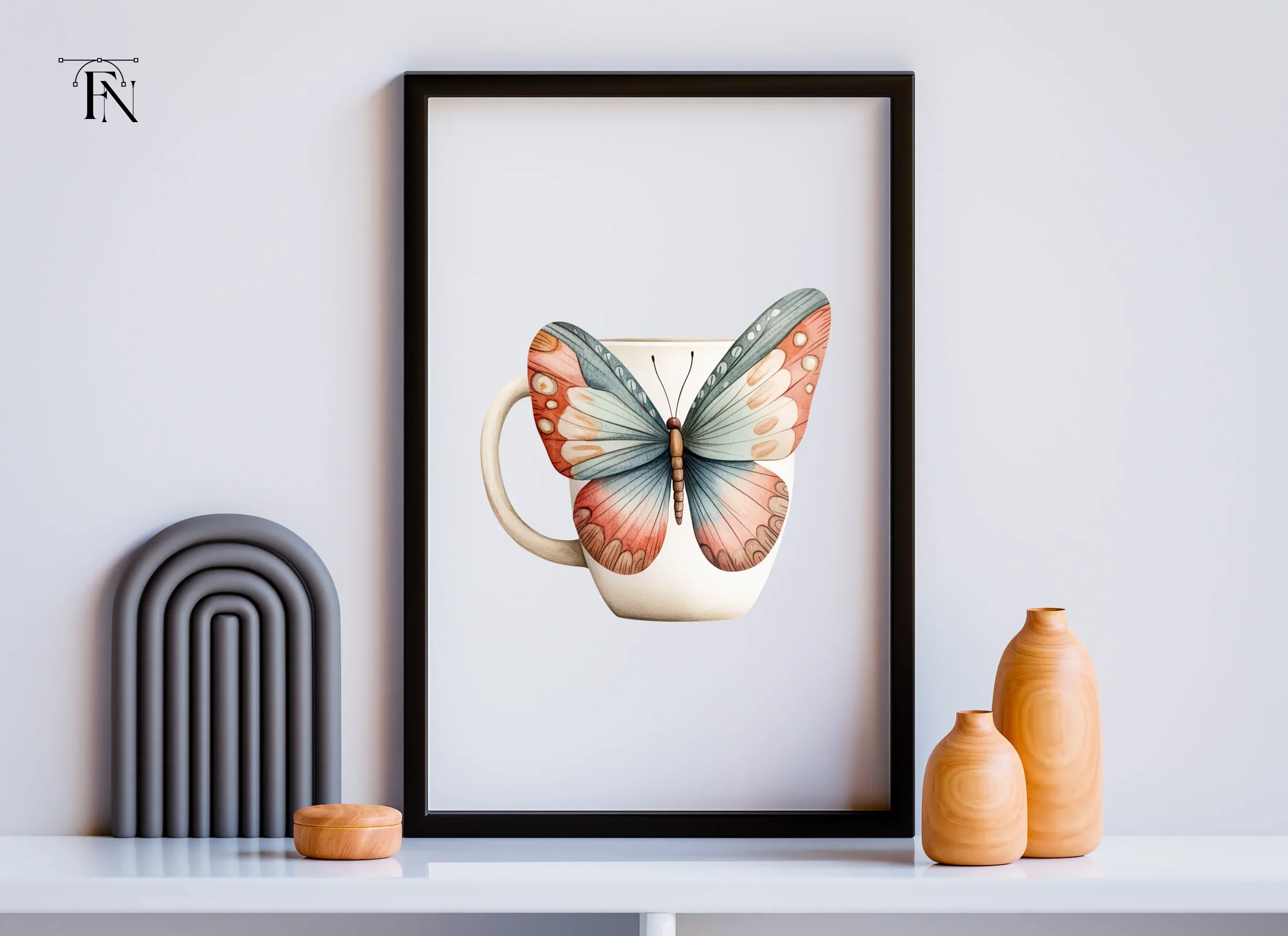 Pastel Butterfly Clipart Bundle - Image 6