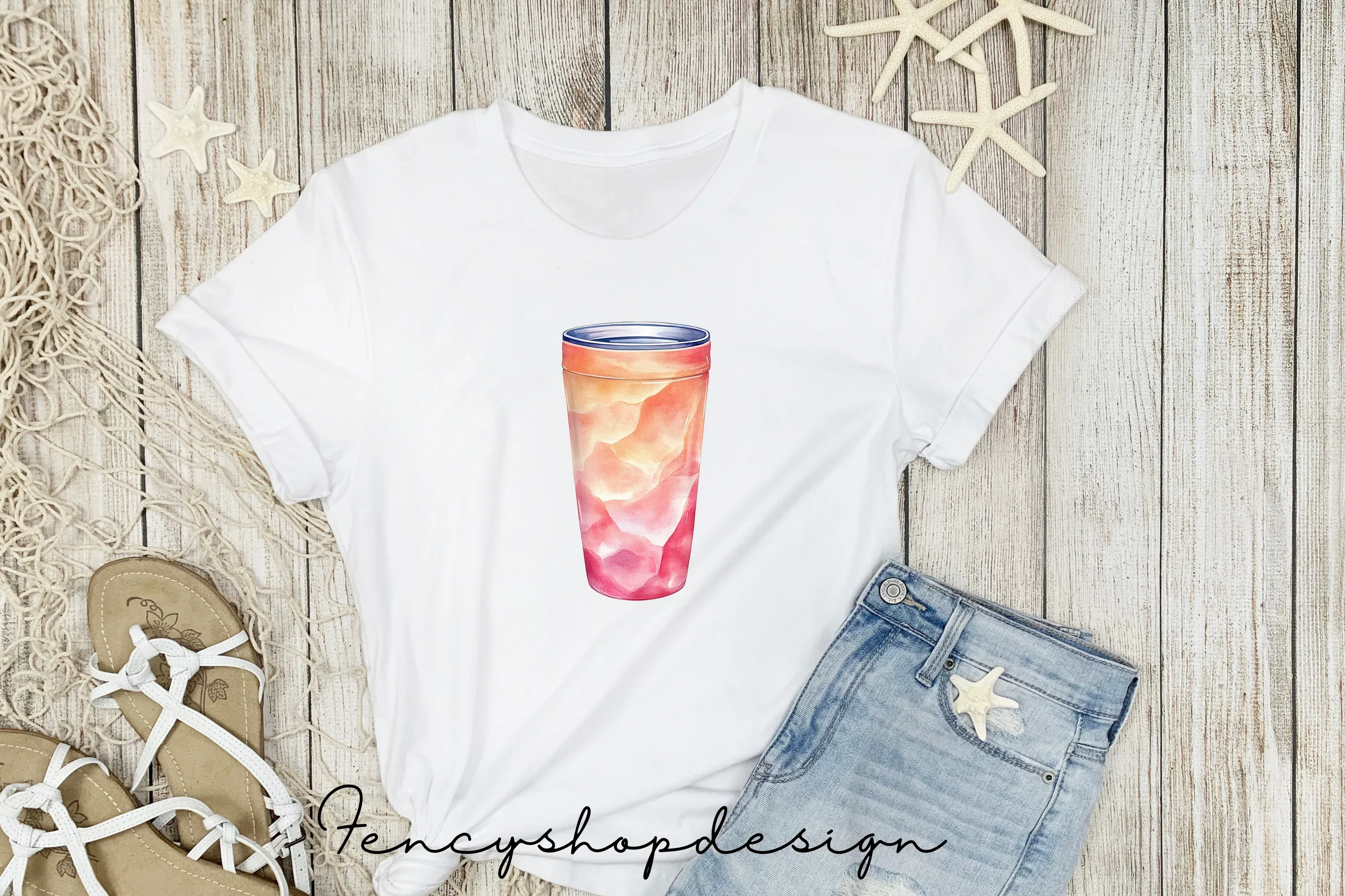 Pastel Tumbler Clipart Bundle - Image 5