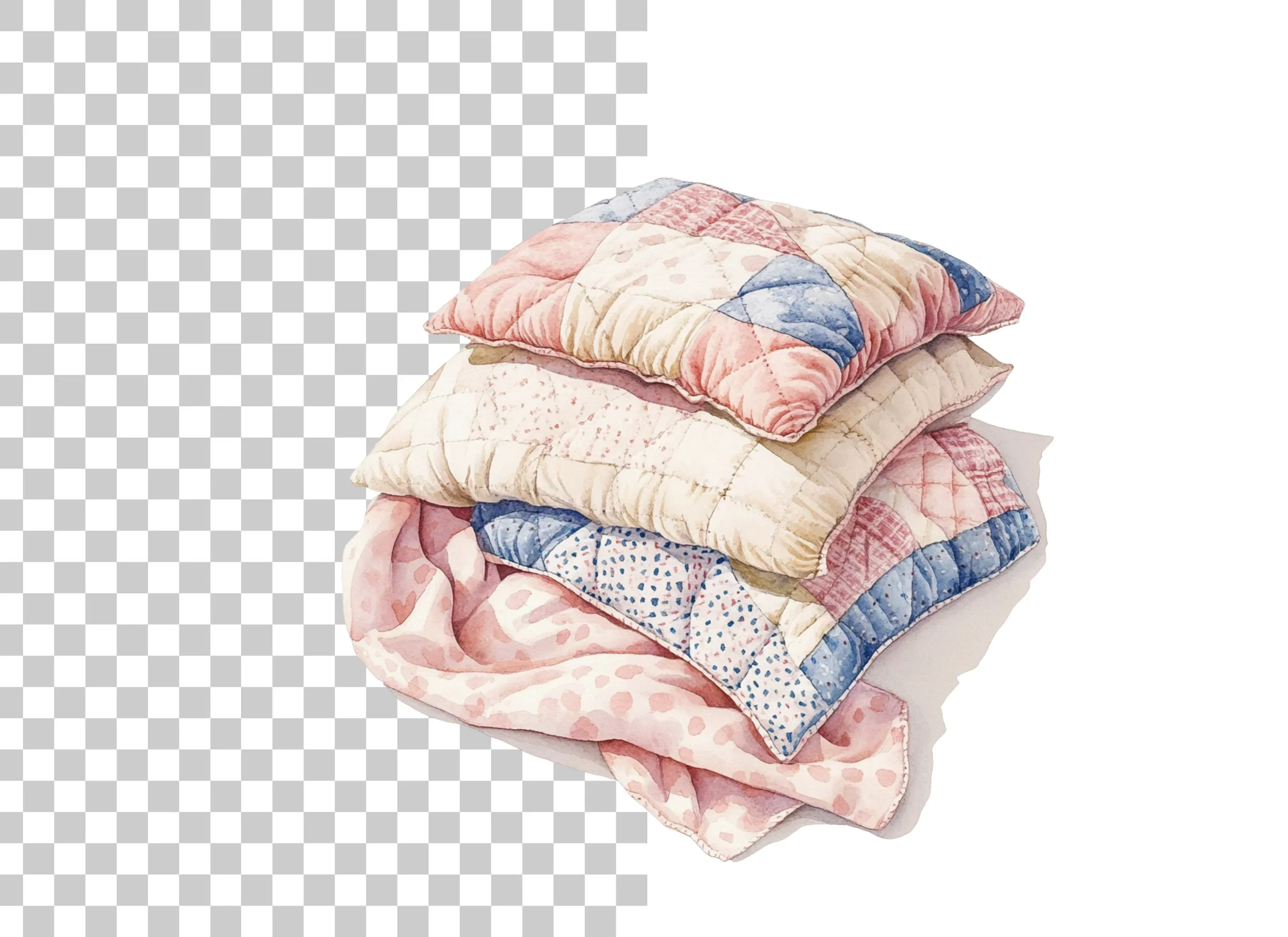 Patchwork Quilt Clipart Bundle - Image 6