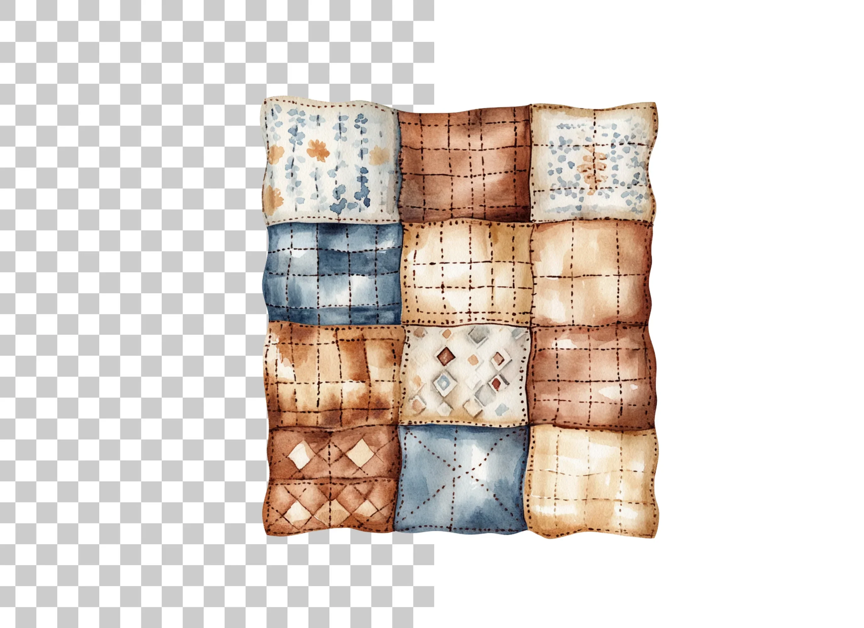 Patchwork Quilts Clipart Bundle - Image 2