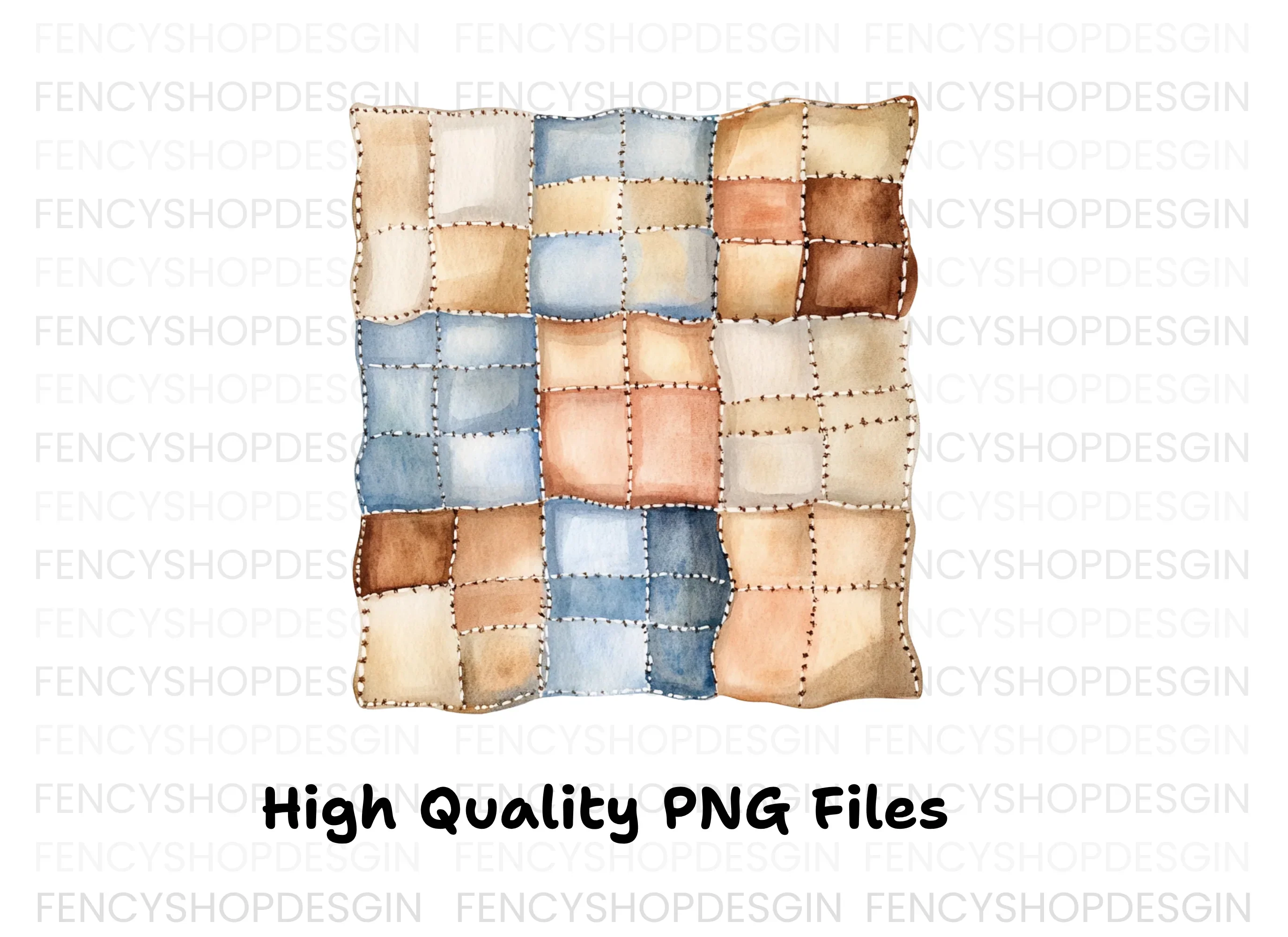 Patchwork Quilts Clipart Bundle - Image 3