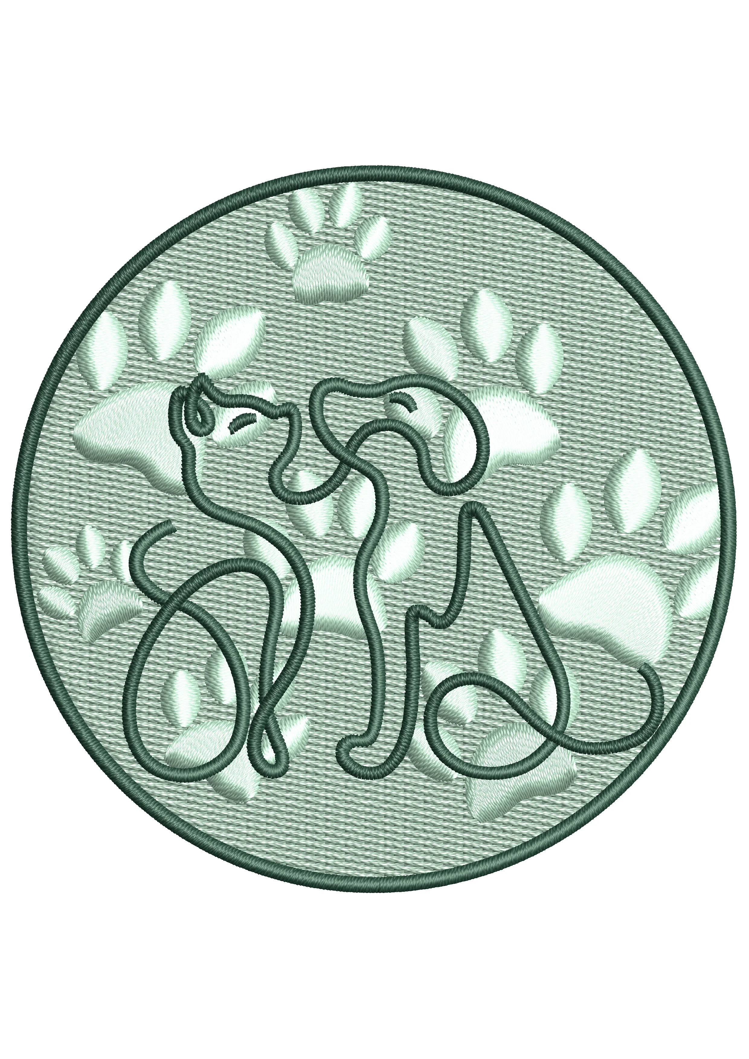 Peats Embroidery Design