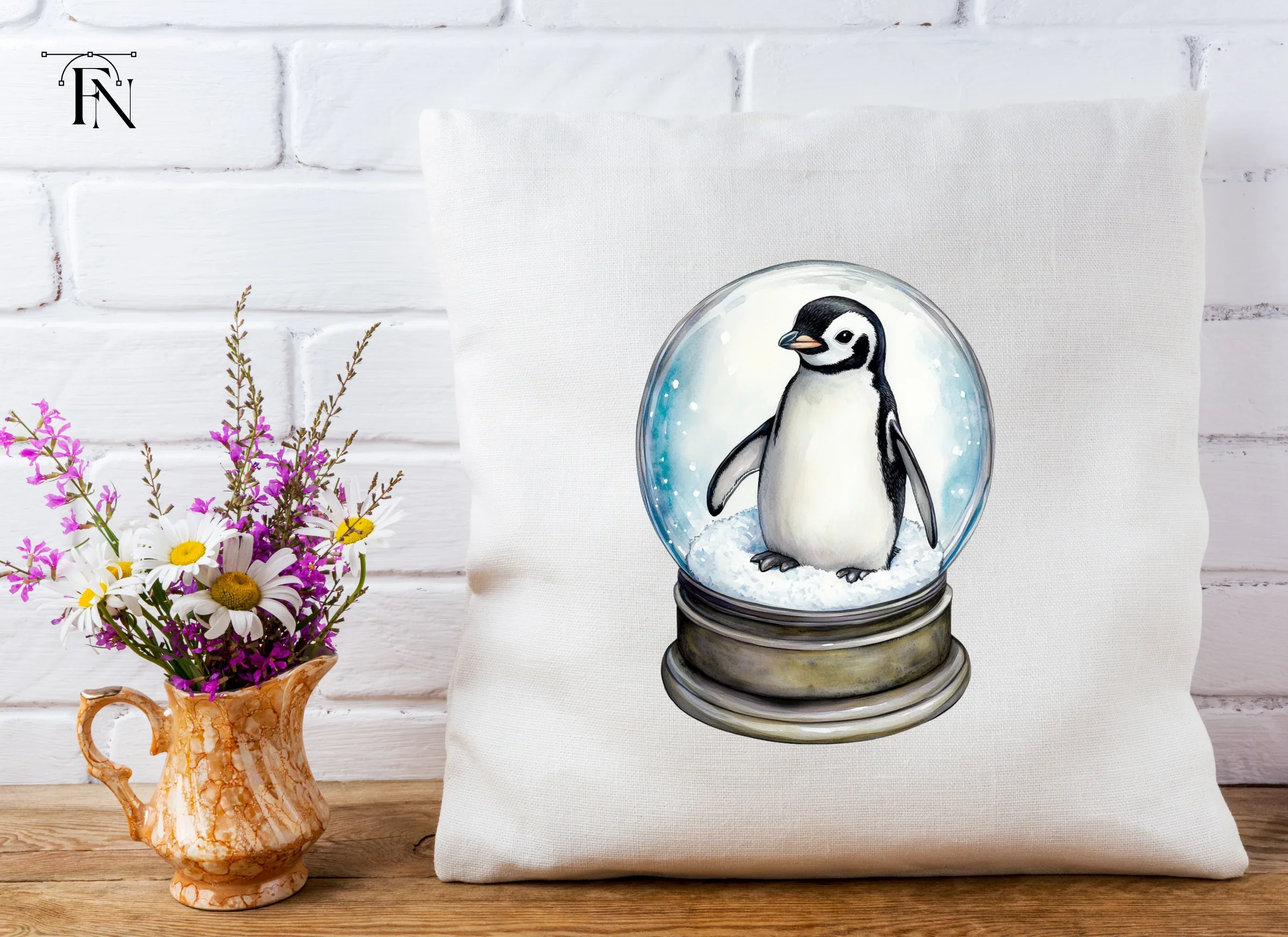 Penguin Snow Globe Clipart Bundle - Image 5