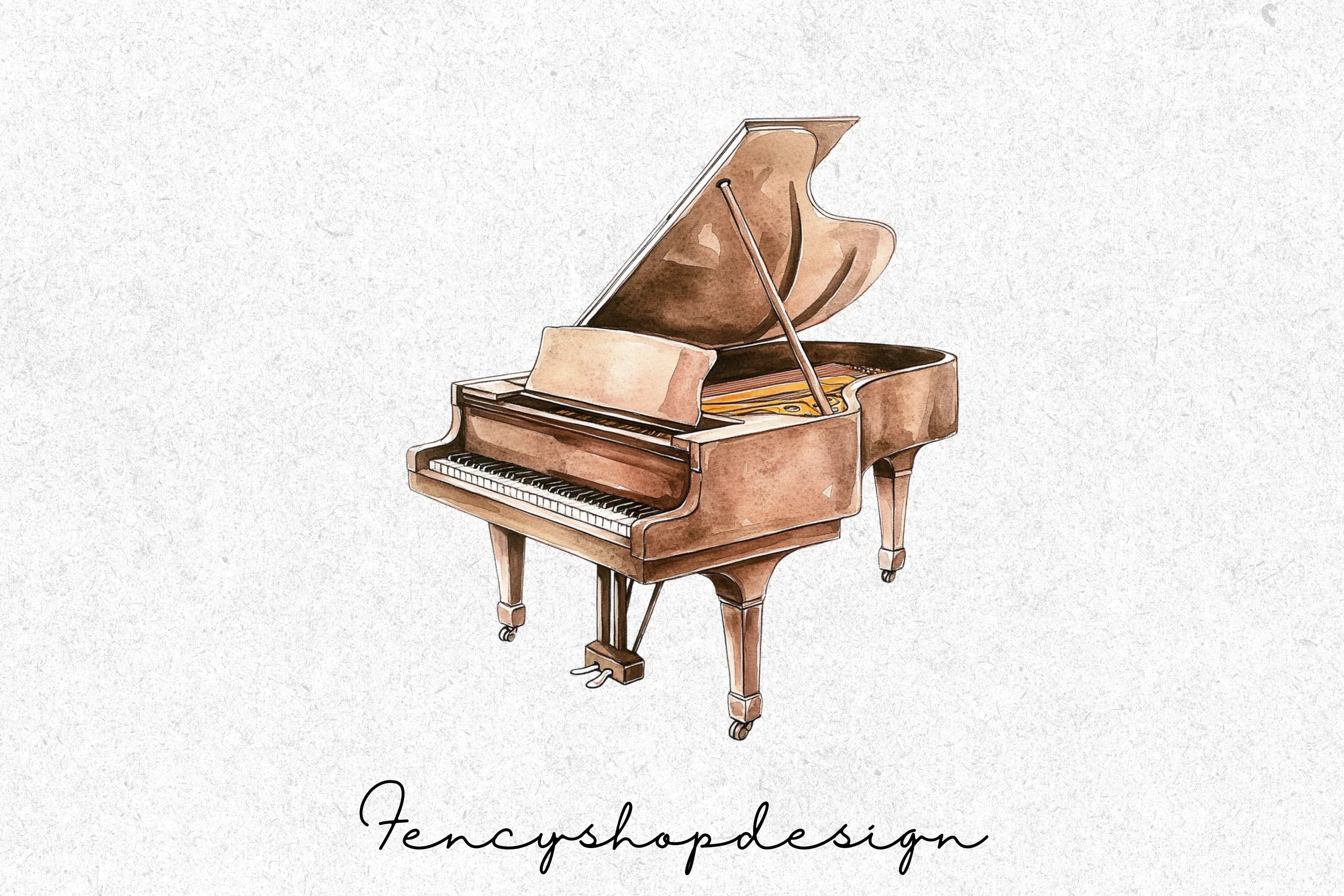 Piano Clipart Bundle - Image 7
