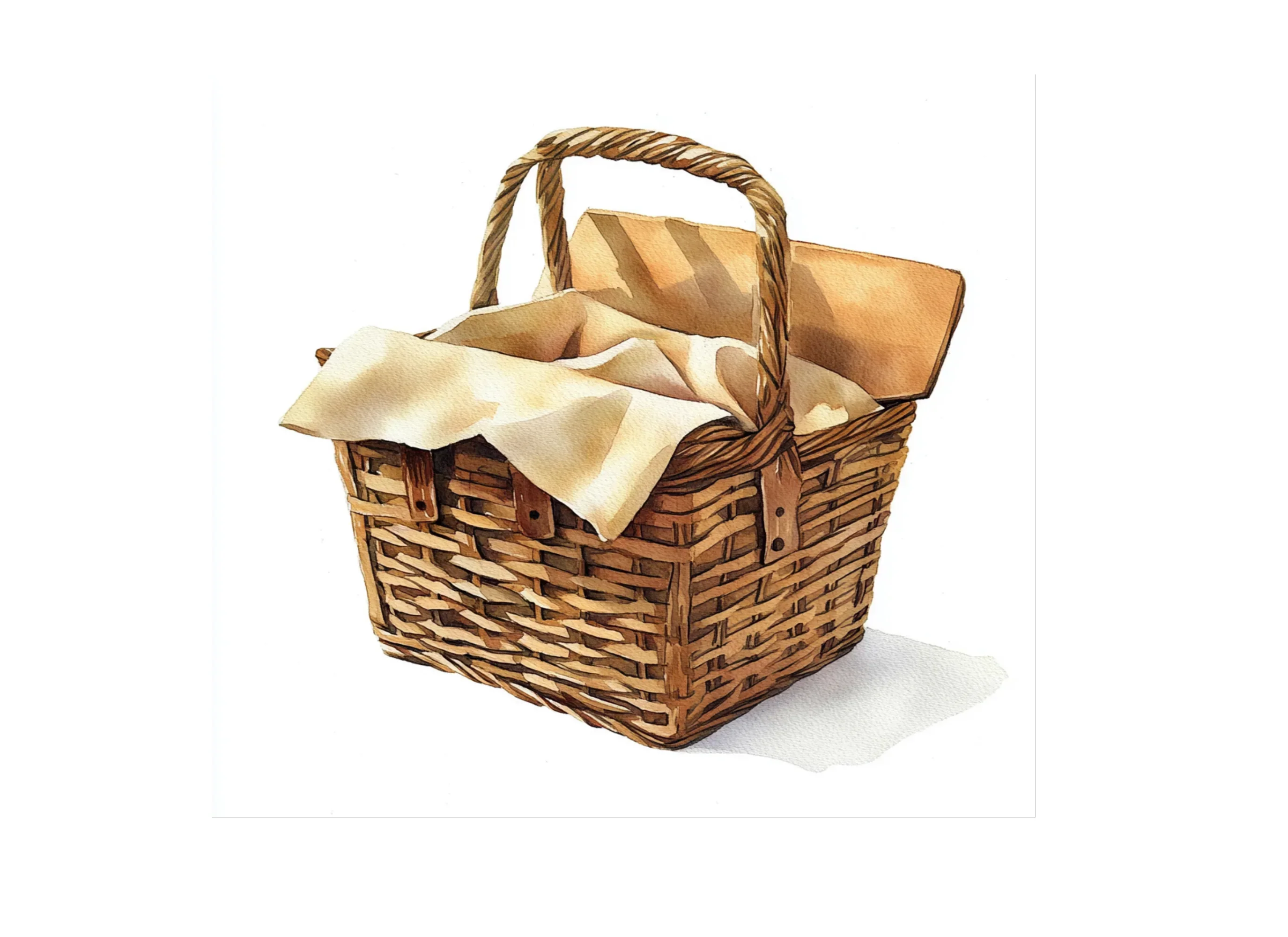 Picnic Baskets Clipart Bundle - Image 2