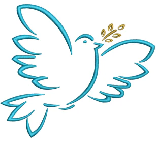 Pigeon Embroidery Design