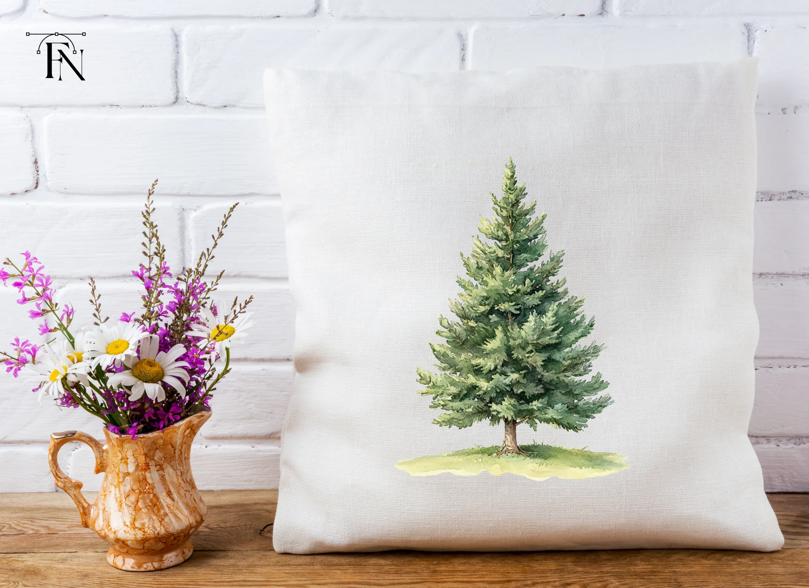 Pine Tree Clipart Bundle - Image 2
