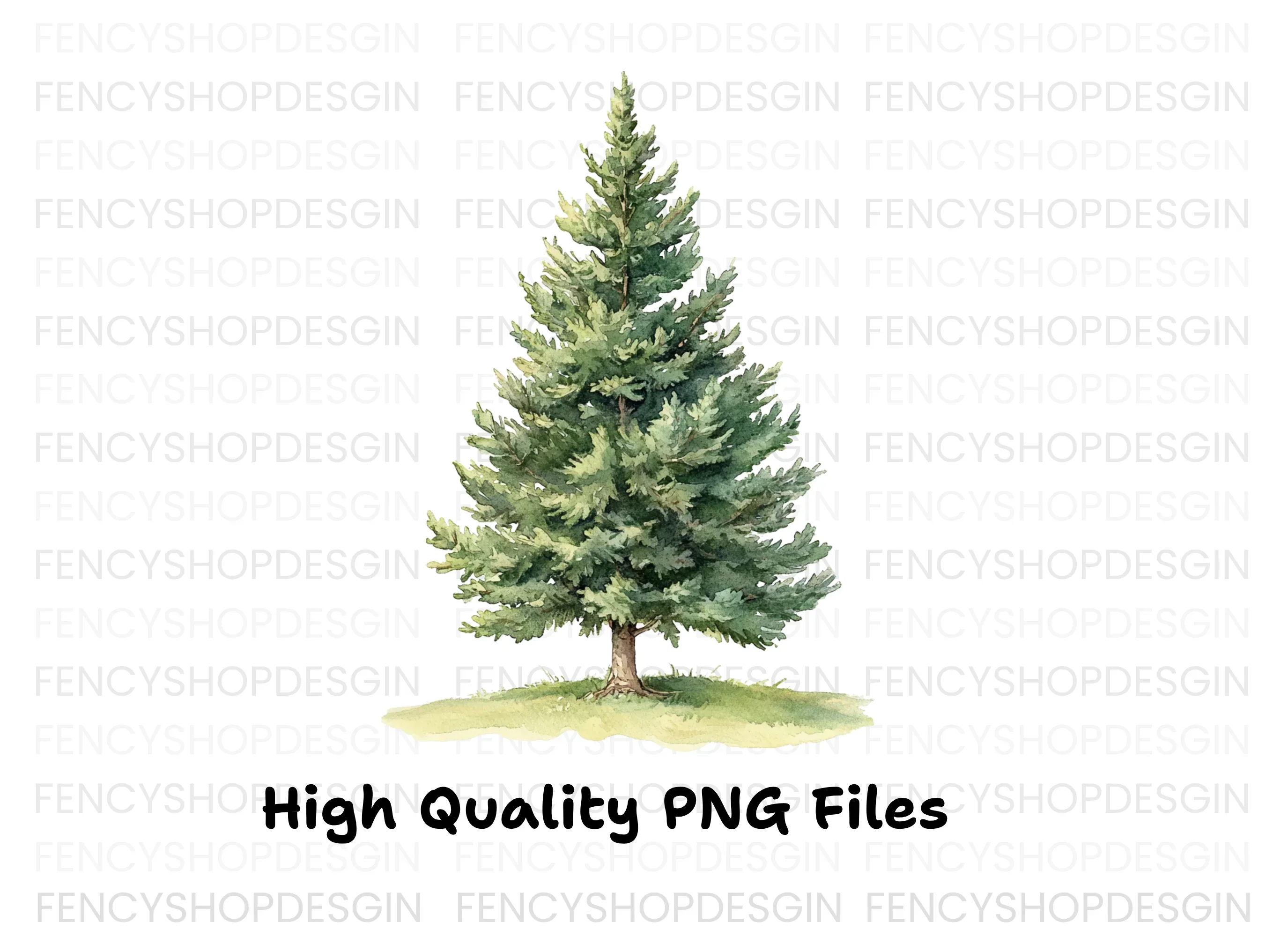Pine Tree Clipart Bundle - Image 4