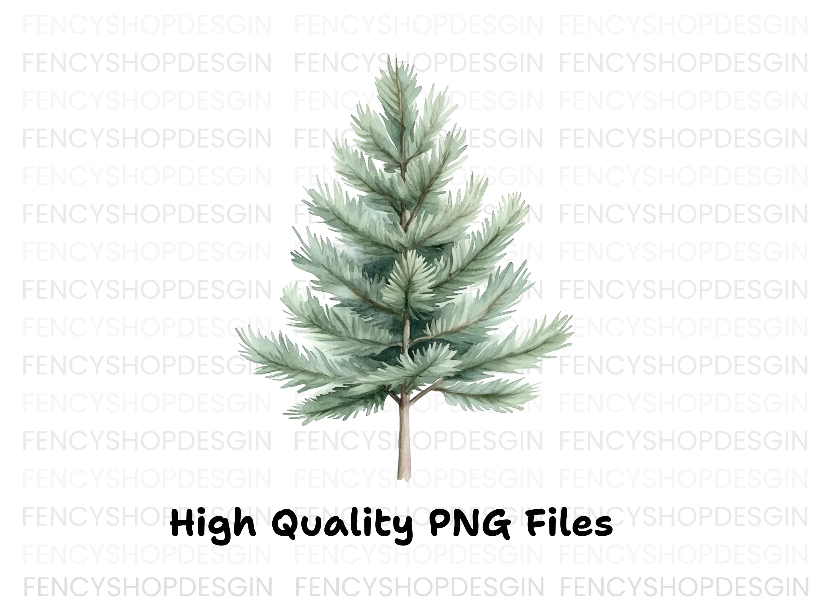 Pine Tree Clipart Bundle - Image 3