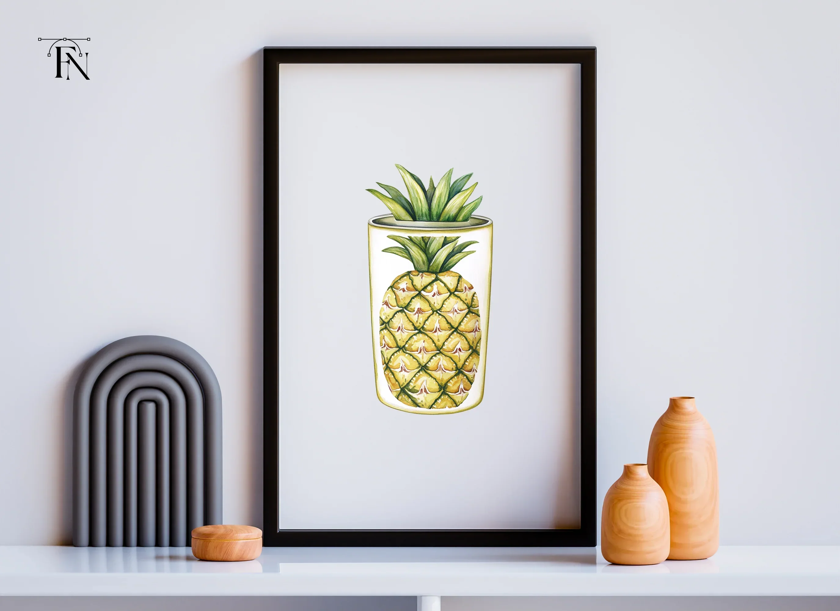 Pineapple Tumbler Clipart Bundle - Image 6