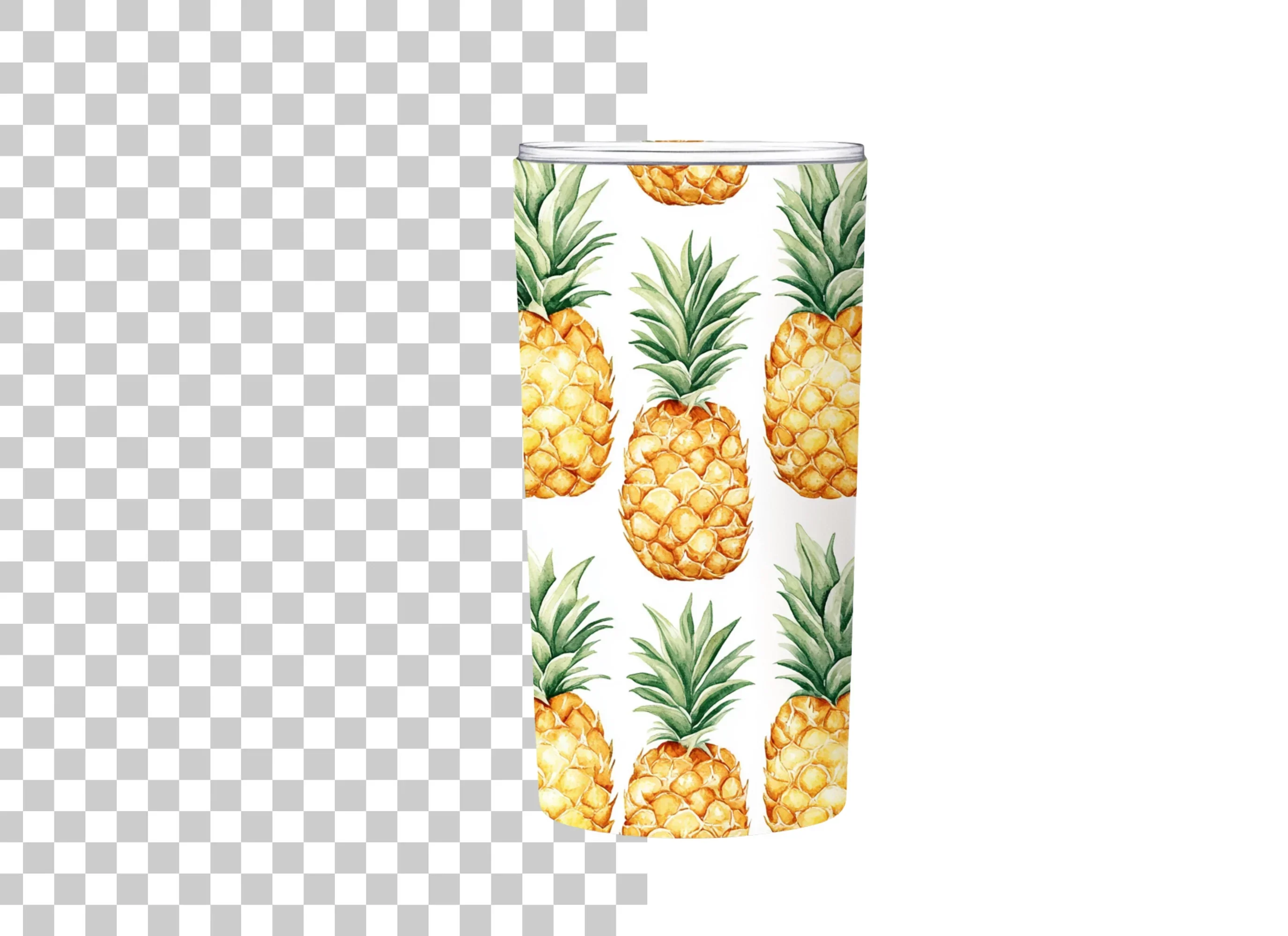 Pineapple Tumbler Clipart Bundle - Image 6