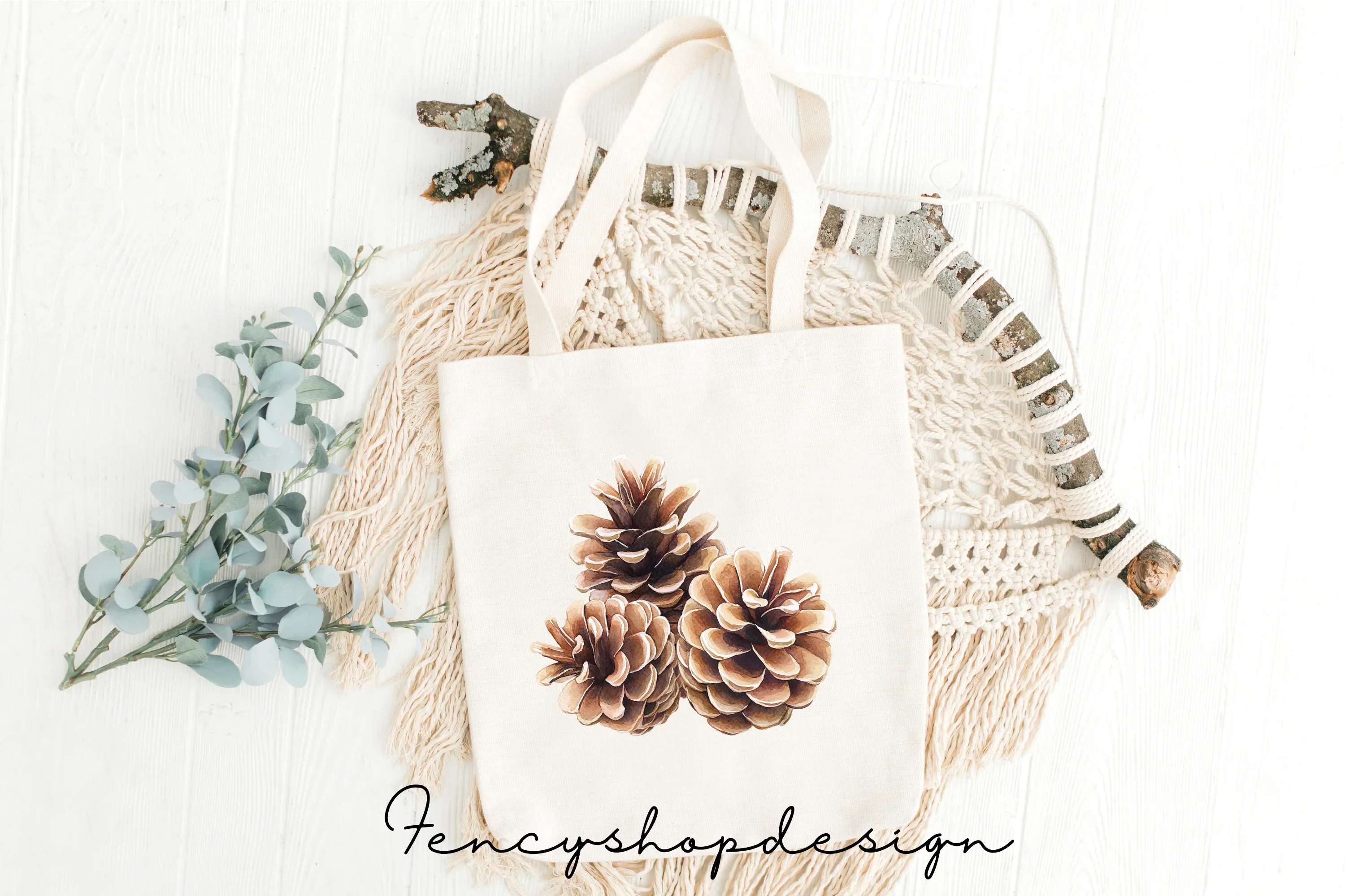 Pinecone Clipart Bundle - Image 8