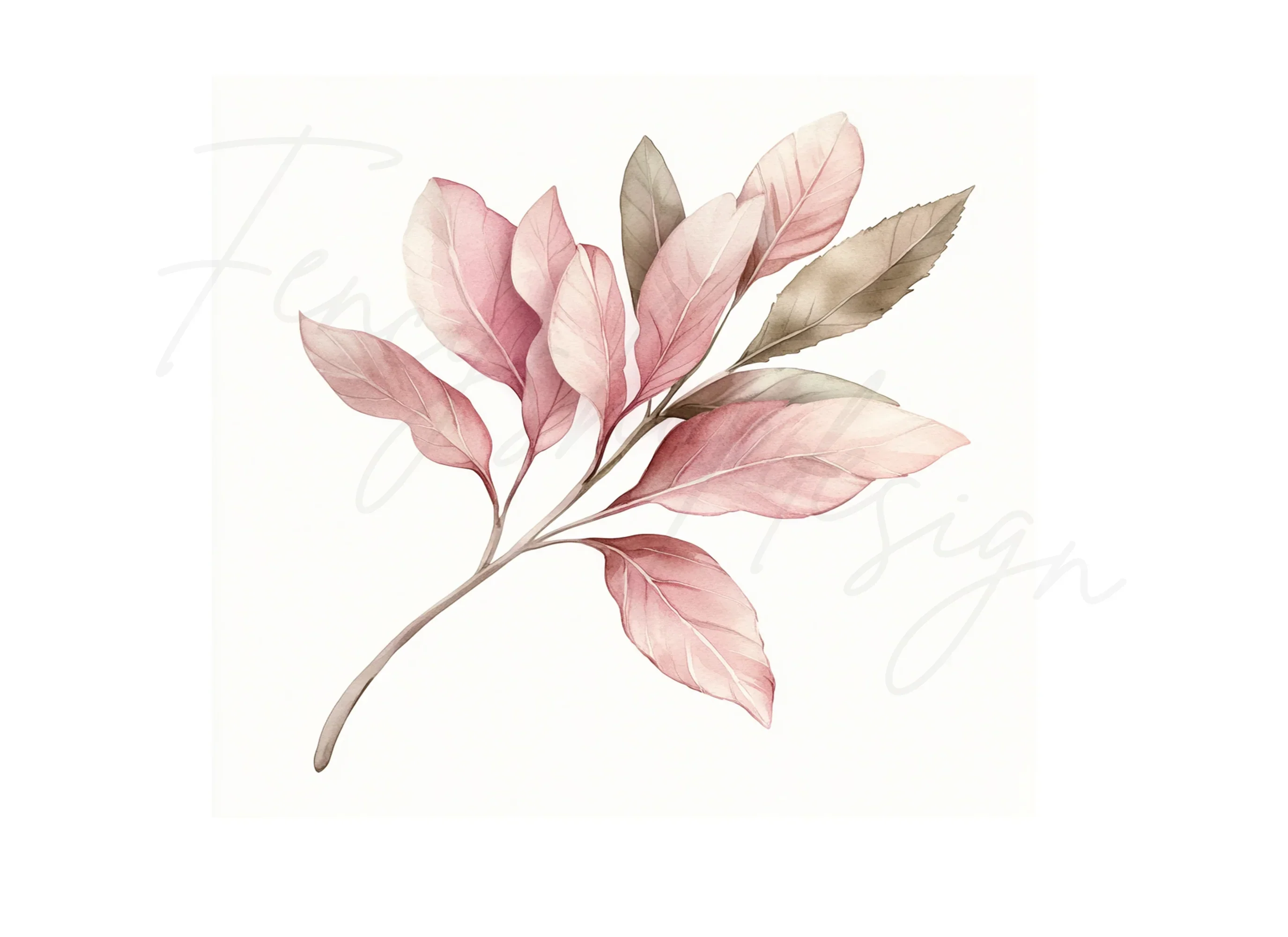 Pink Floral Clipart Bundle - Image 2