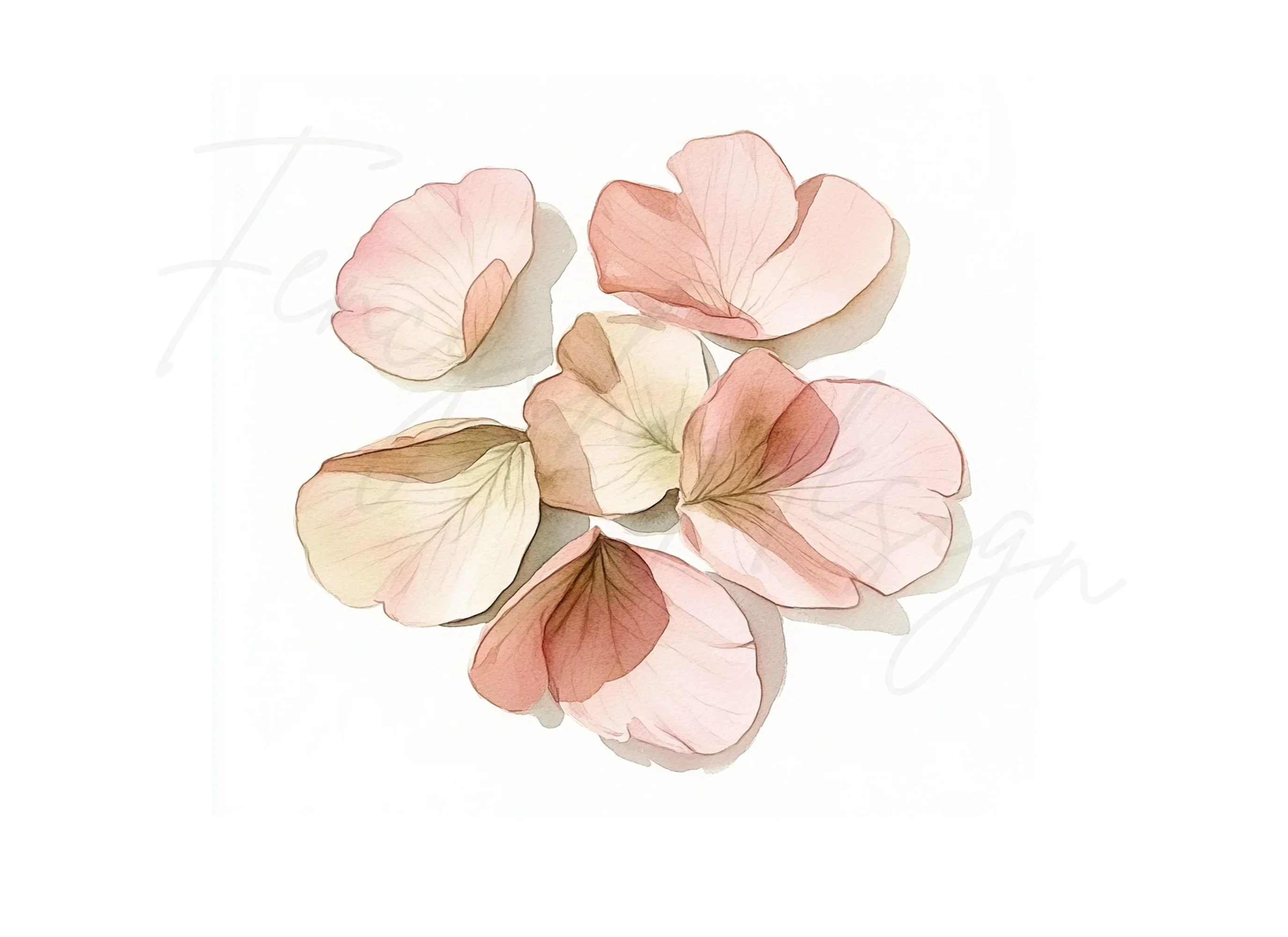 Pink Floral Clipart Bundle - Image 3