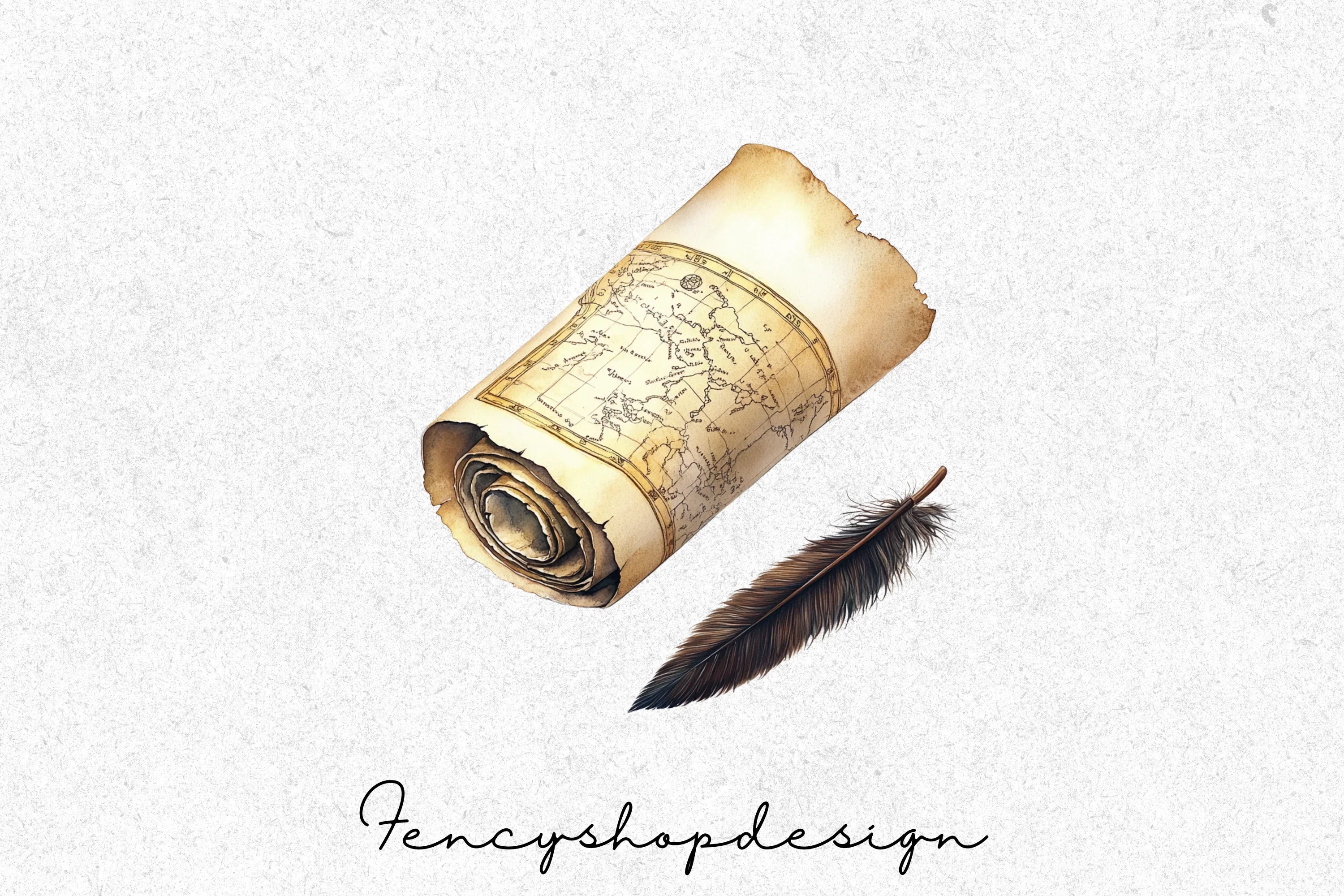 Pirate Treasure Map Adventure Clipart Bundle - Image 3
