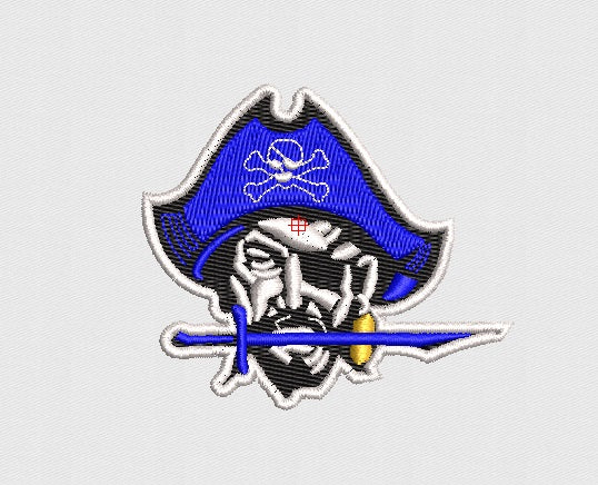 Pirates Embroidery Design