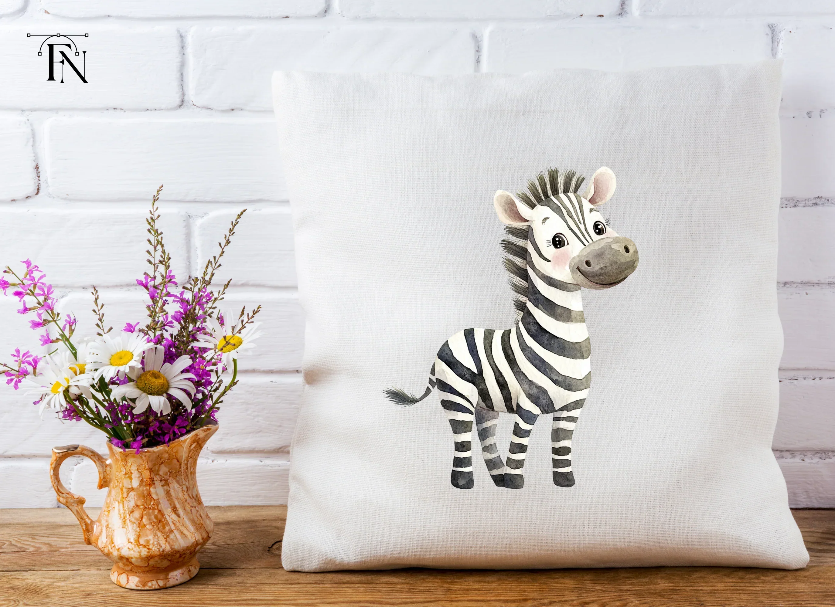 Playful Baby Zebra Clipart Bundle - Image 4
