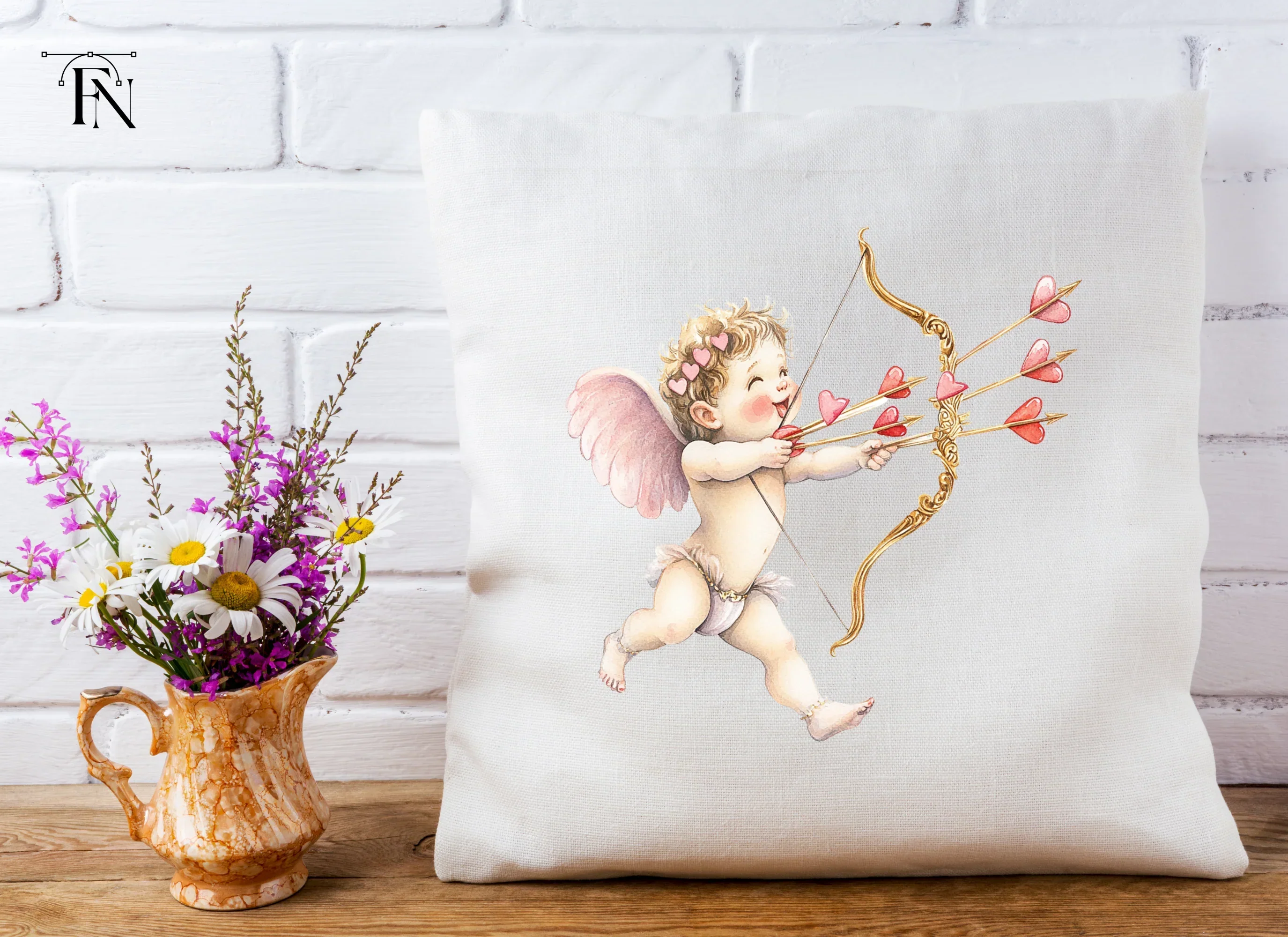 Playful Cupid Clipart Bundle - Image 5