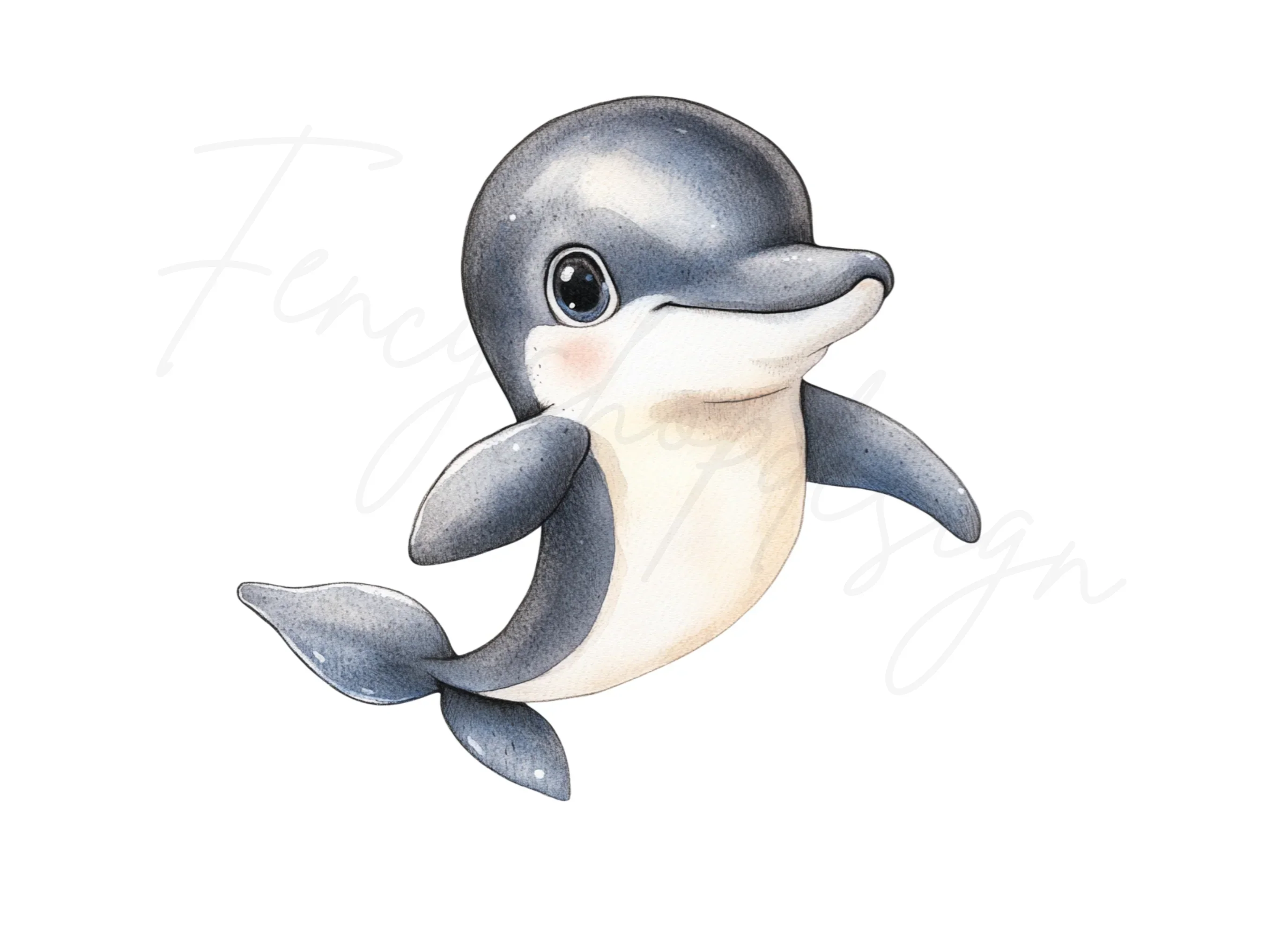 Playful Dolphin Clipart Bundle - Image 2