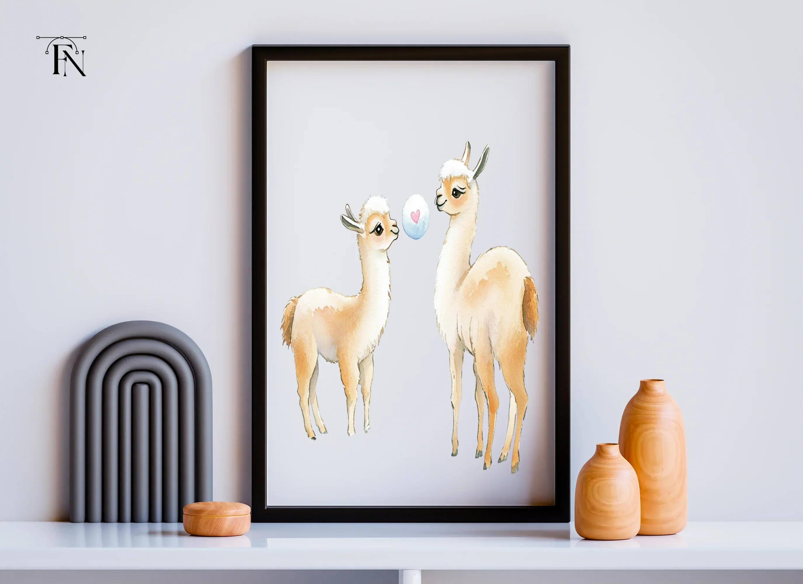 Playful Llama Clipart Bundle - Image 6