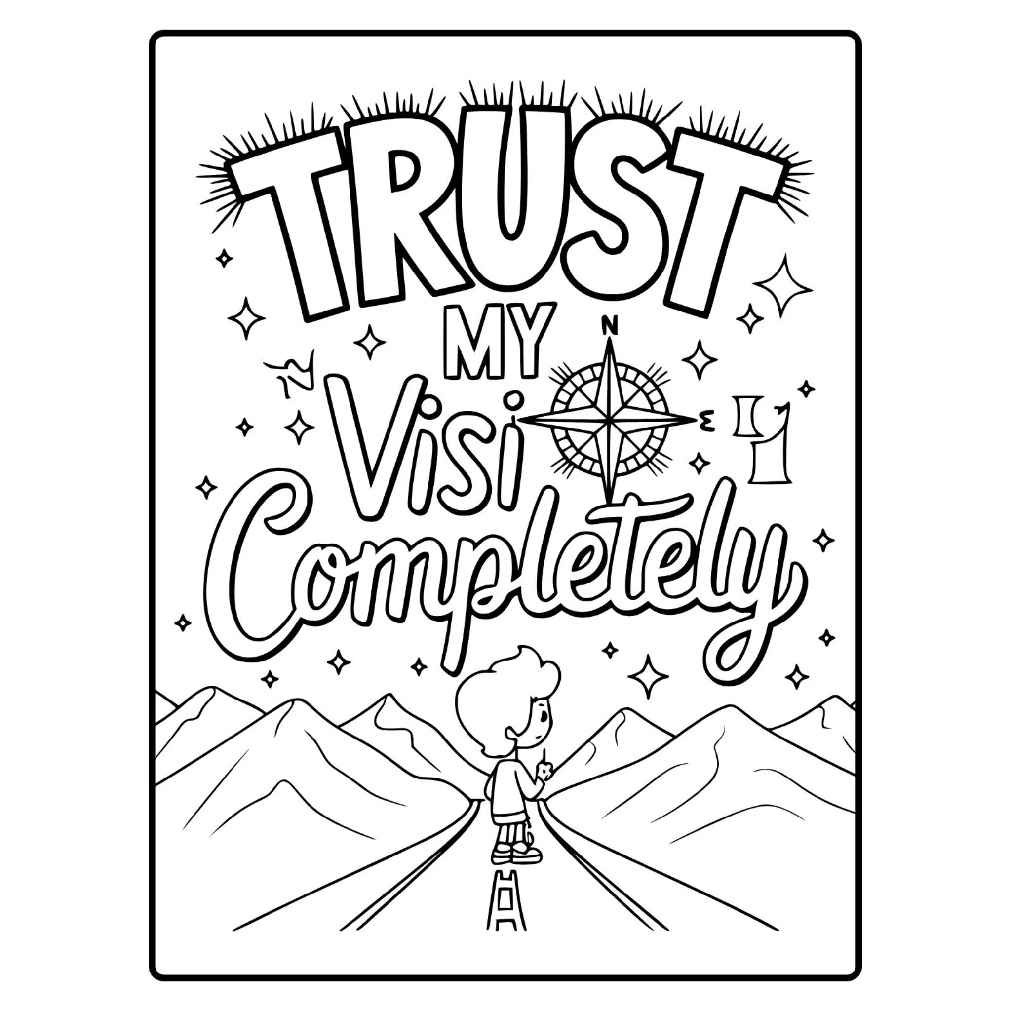 Positive Affirmation Coloring Pages 0551 - Image 3